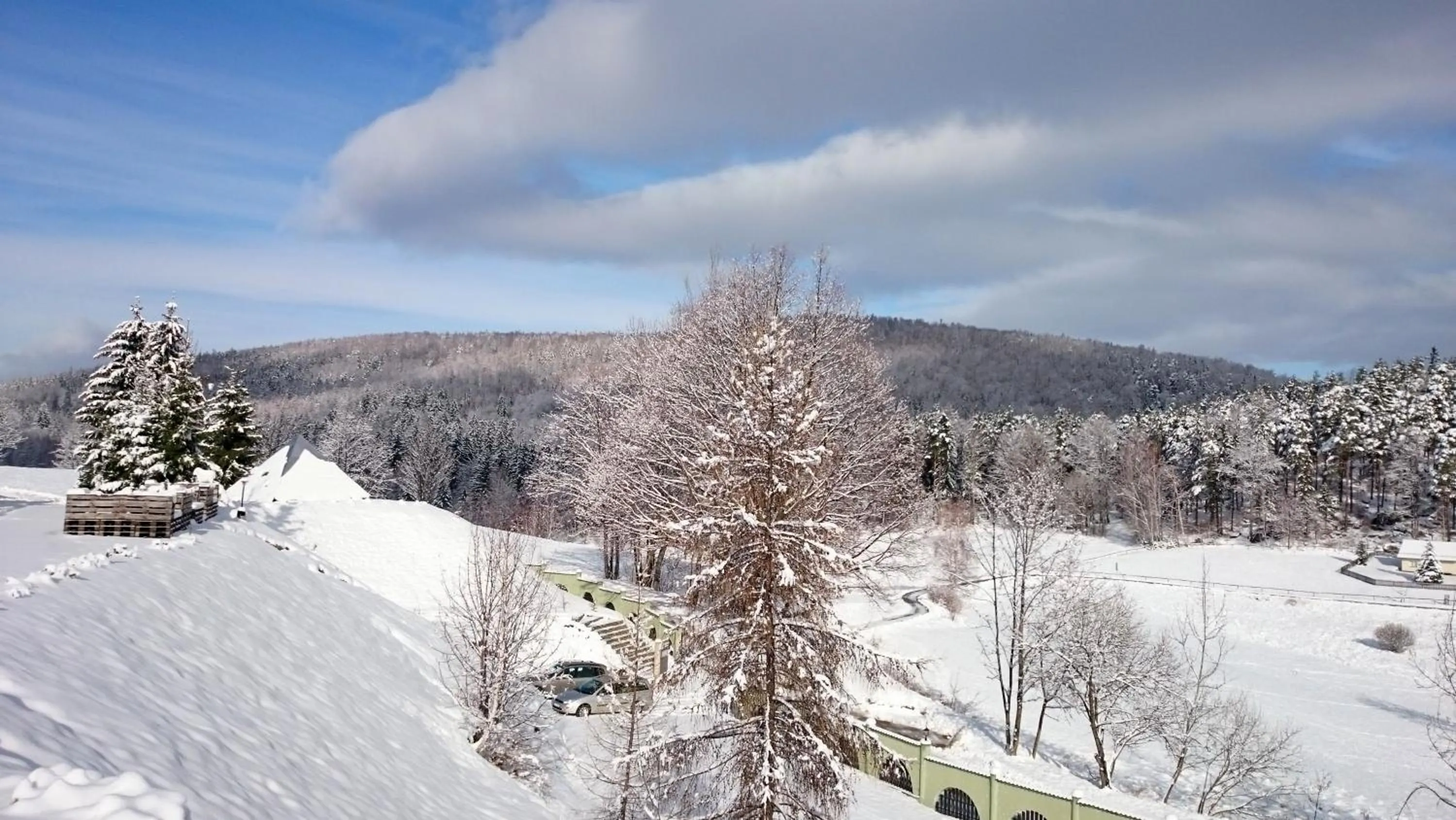 Mountain view in Hotel Chojnik