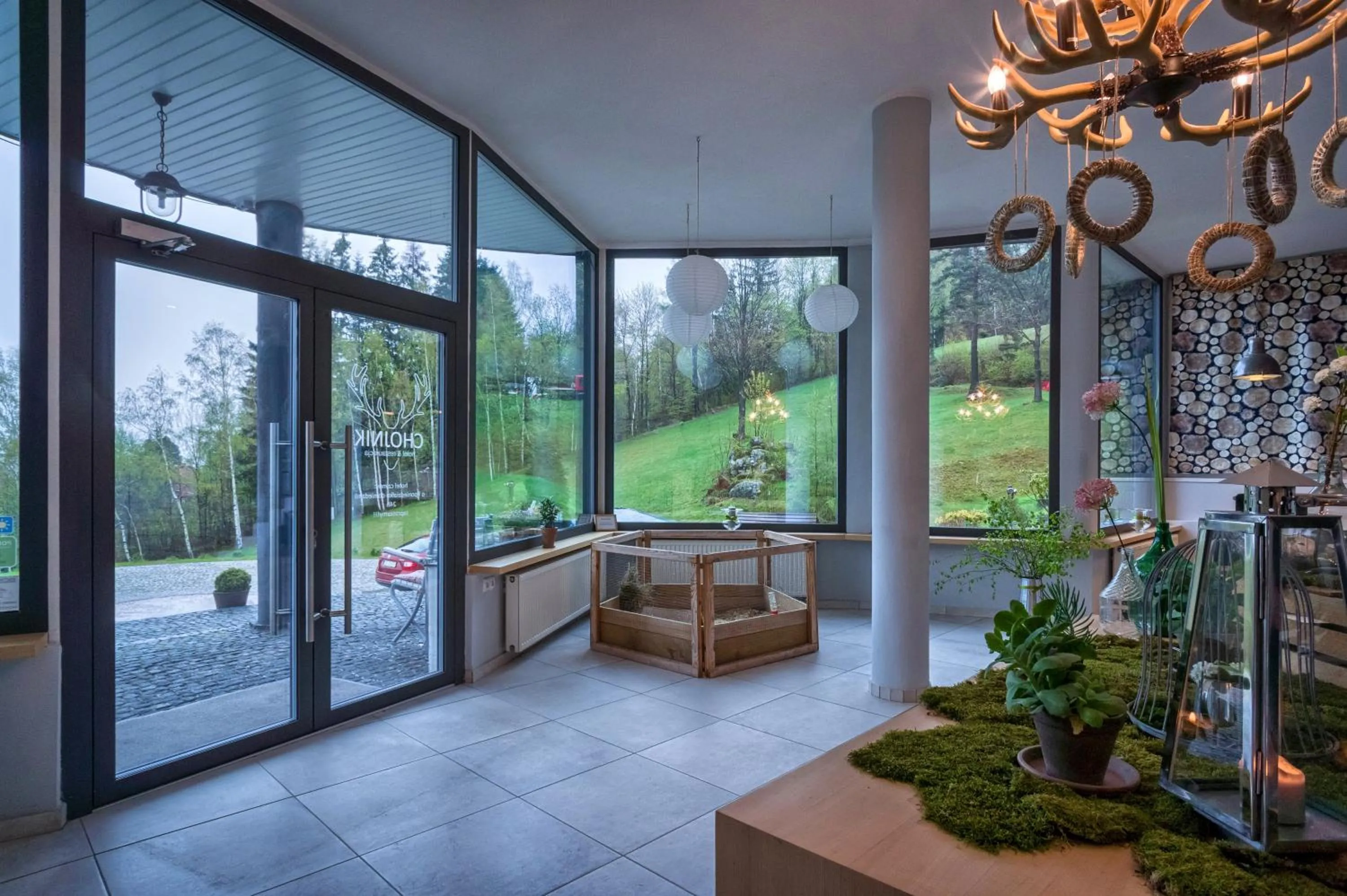 Garden in Hotel Chojnik