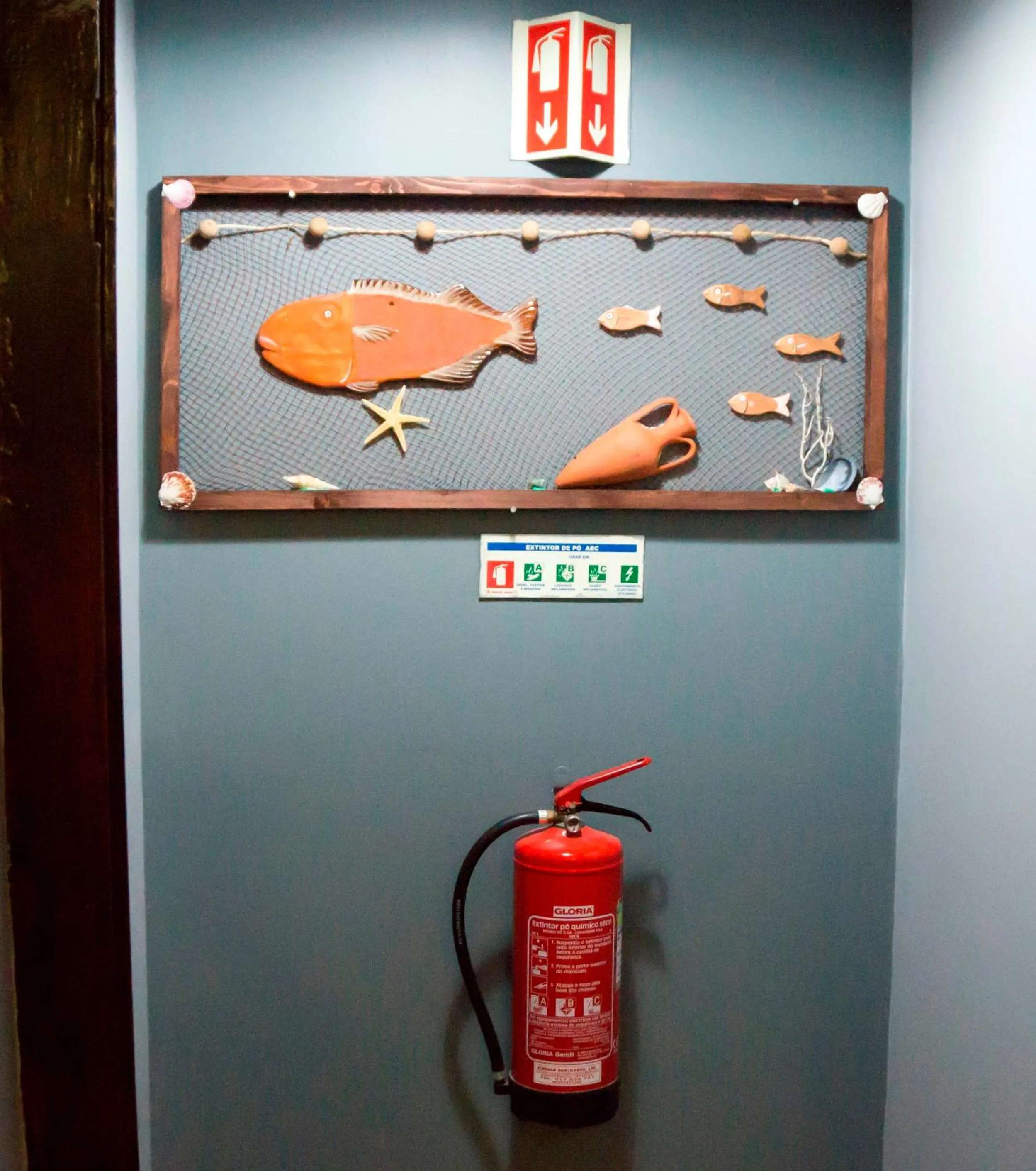 Decorative detail in Hotel O Catraio