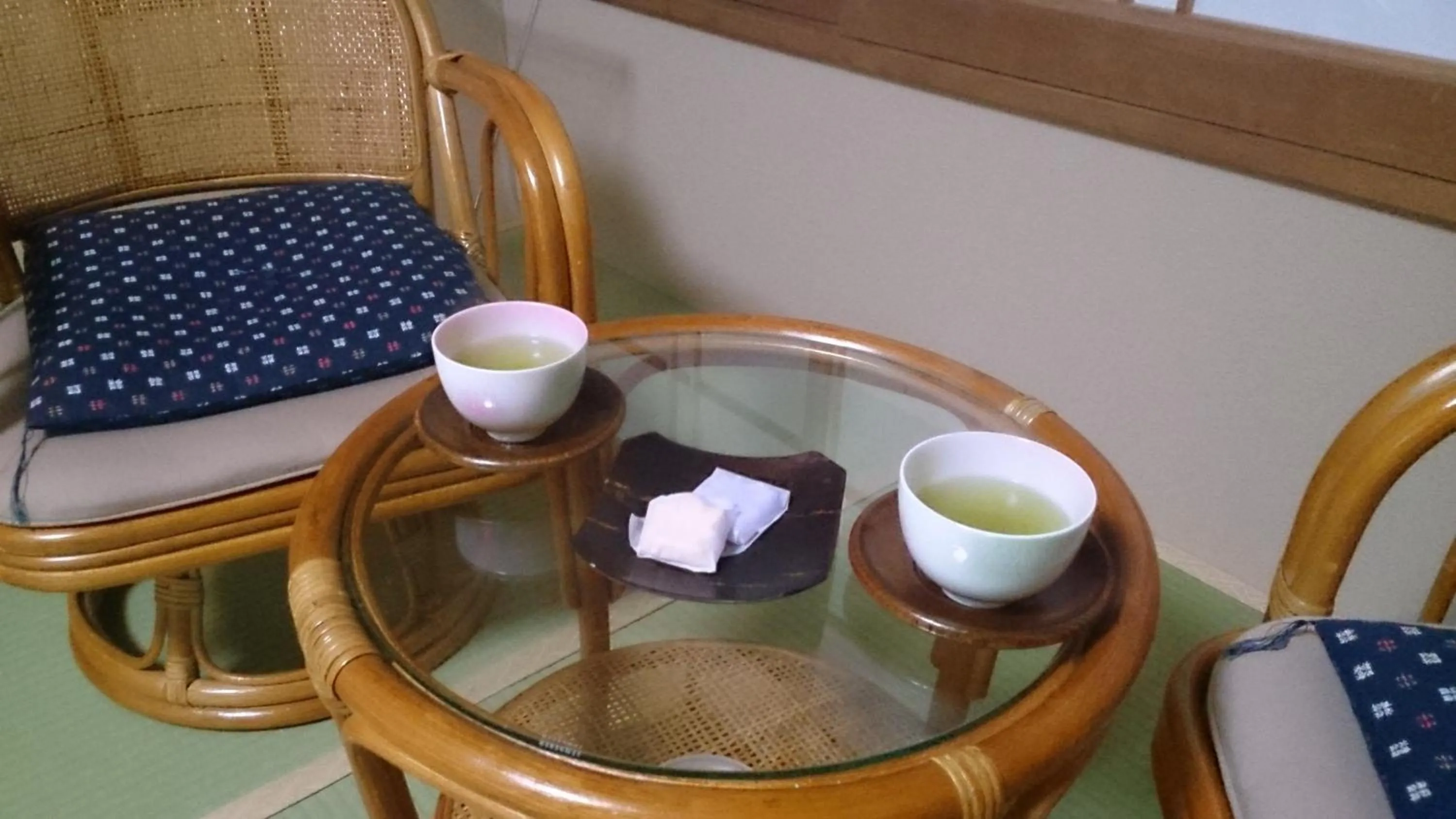 Seating area in Miyoshino Sakuraan