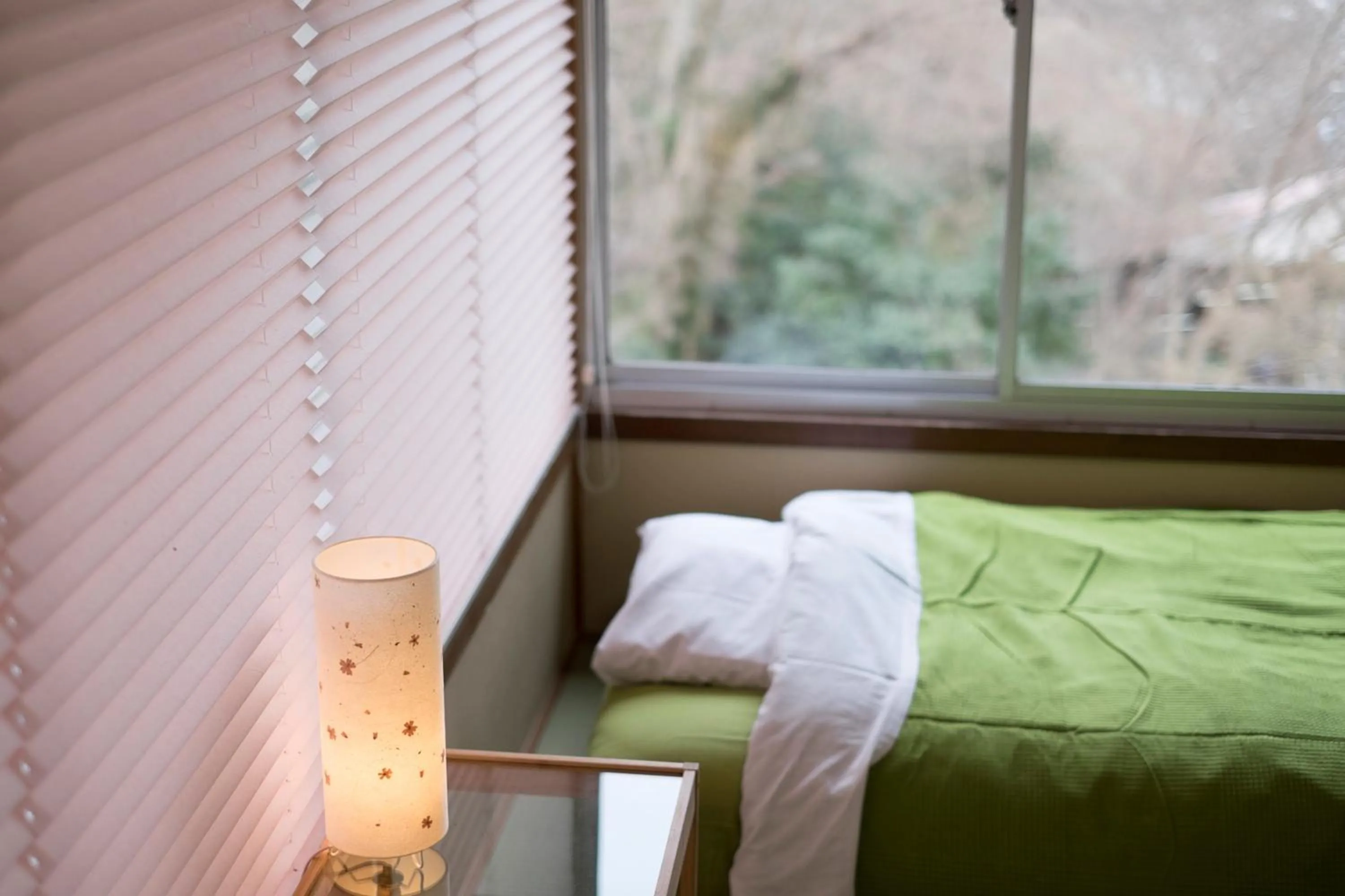 Bed in Miyoshino Sakuraan