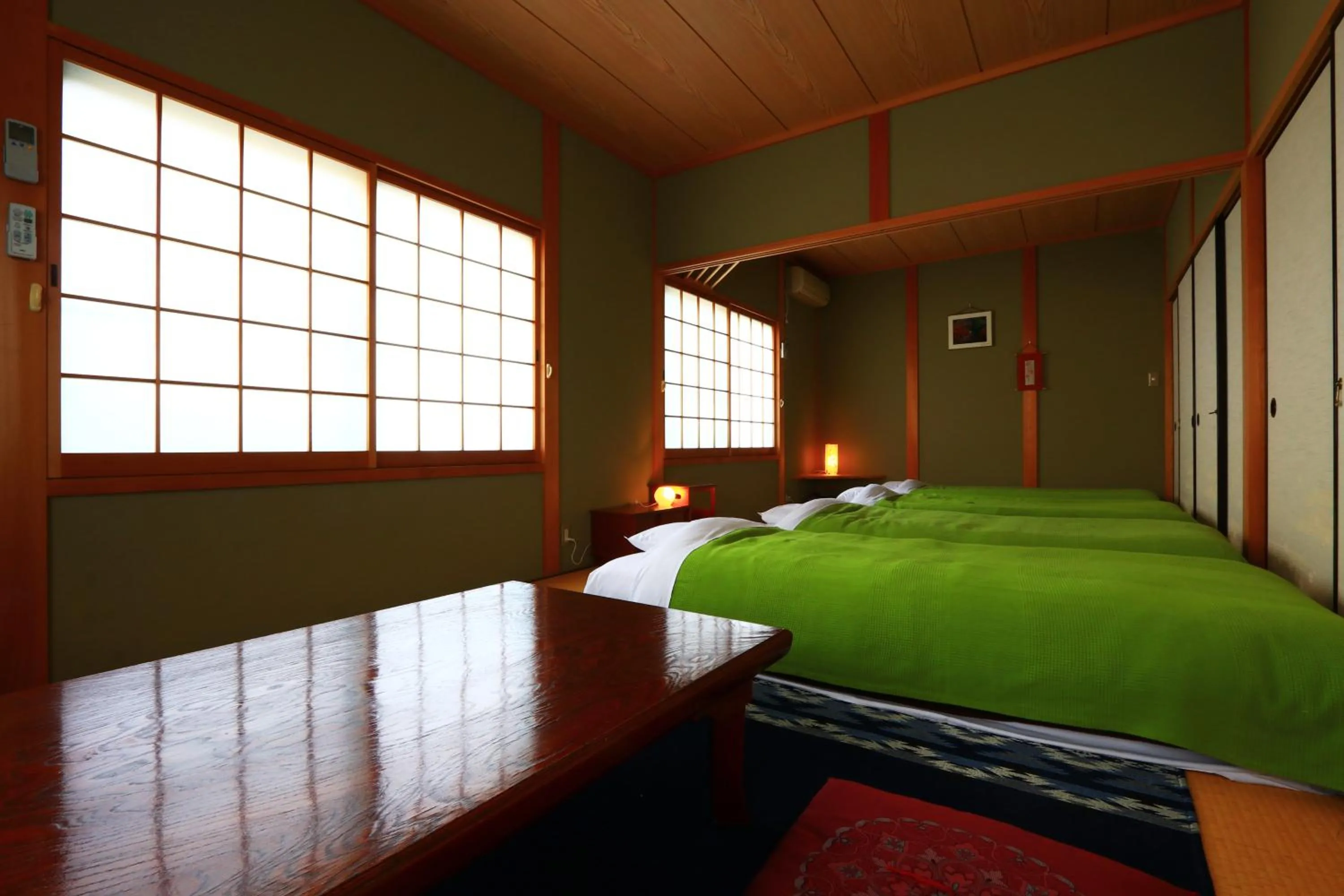 Bed in Miyoshino Sakuraan