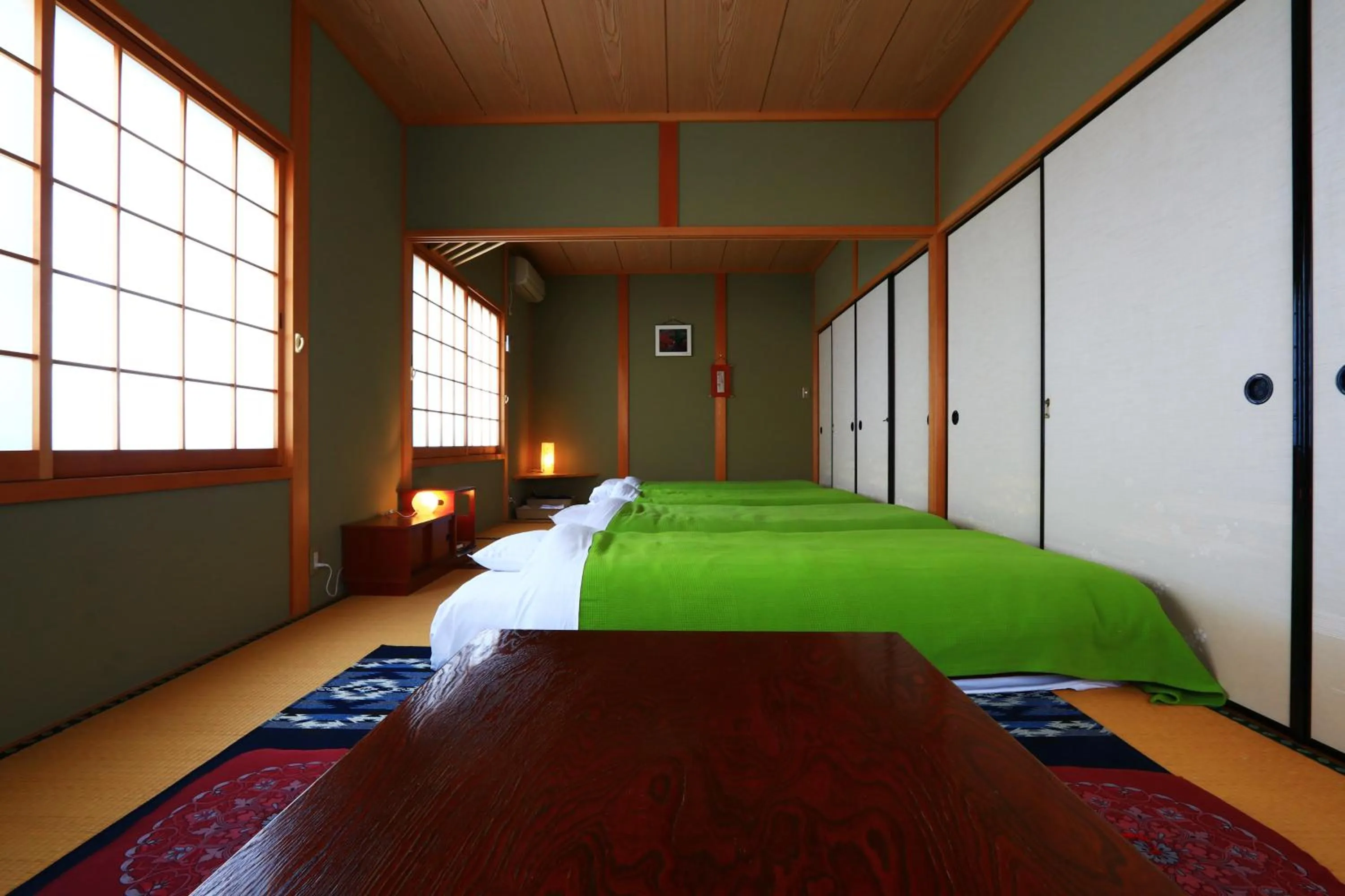 Bed in Miyoshino Sakuraan
