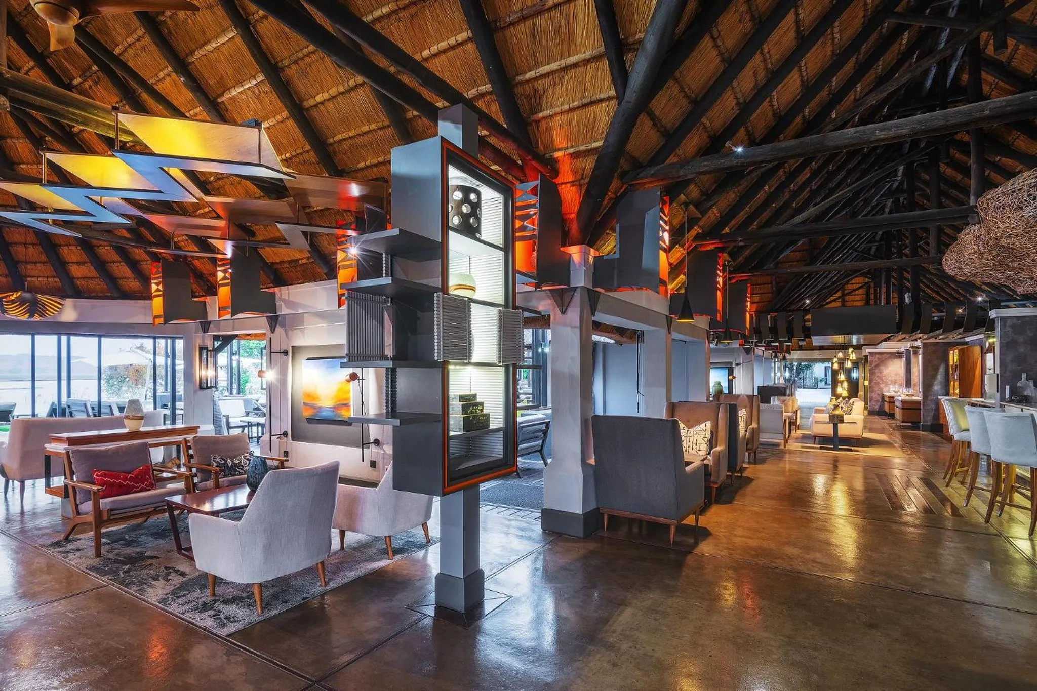 Property building in Chobe Water Villas