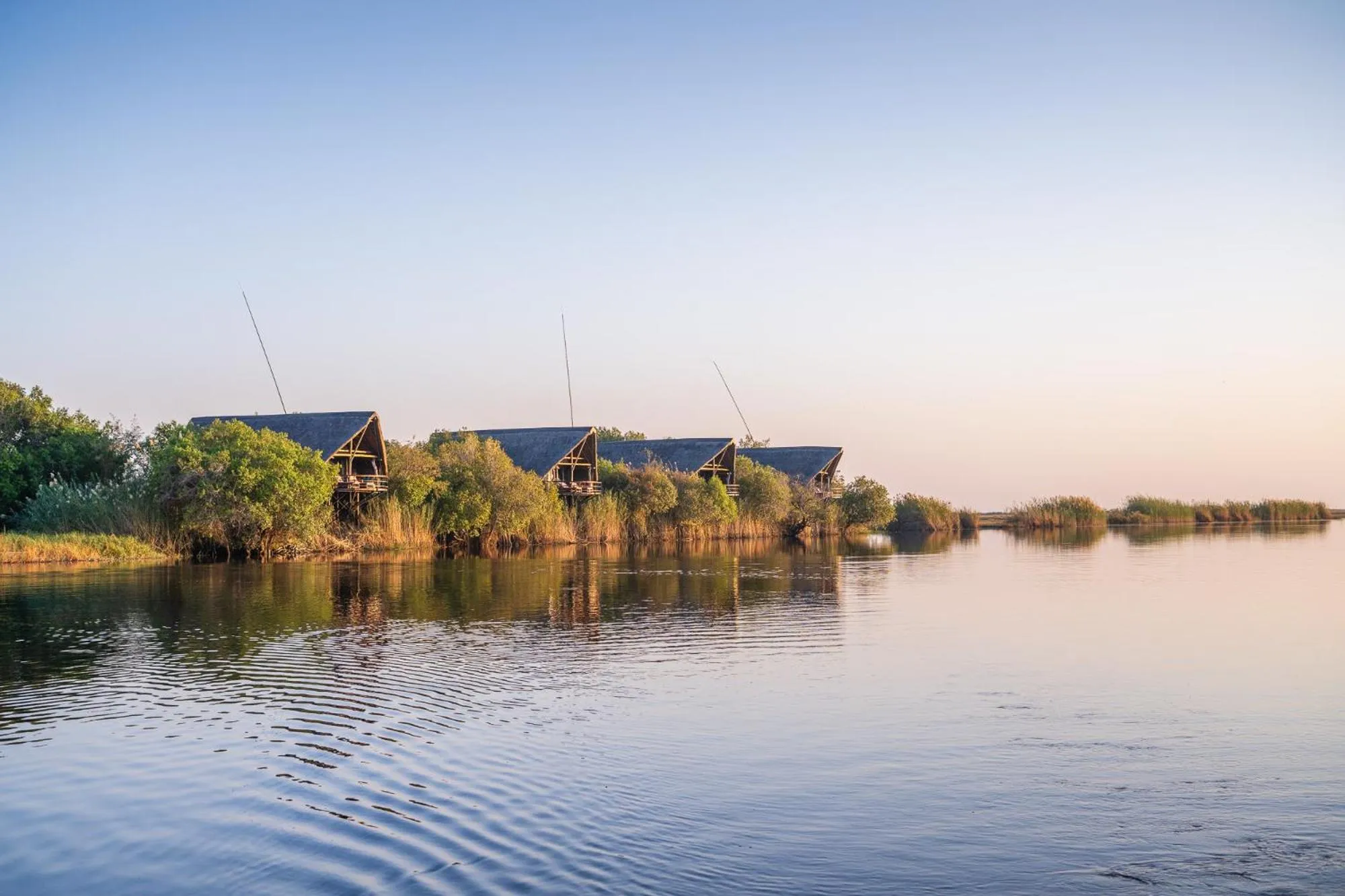 Property building in Chobe Water Villas