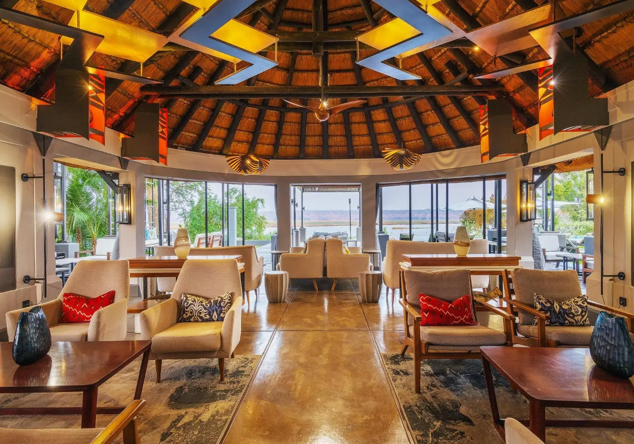 Lounge or bar in Chobe Water Villas Lounge or bar in Chobe Water Villas