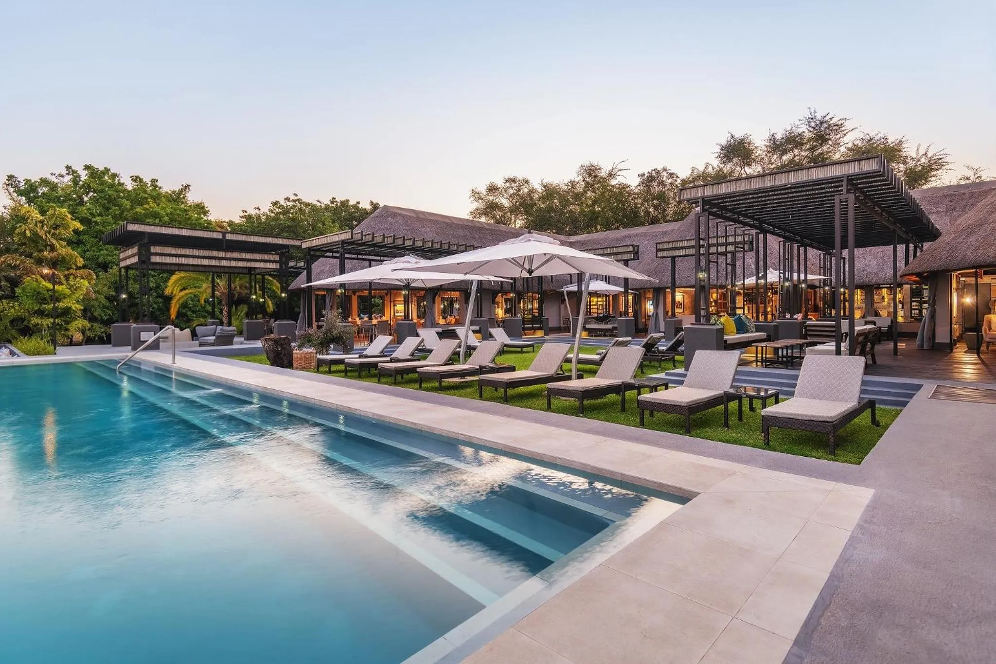 Property building in Chobe Water Villas