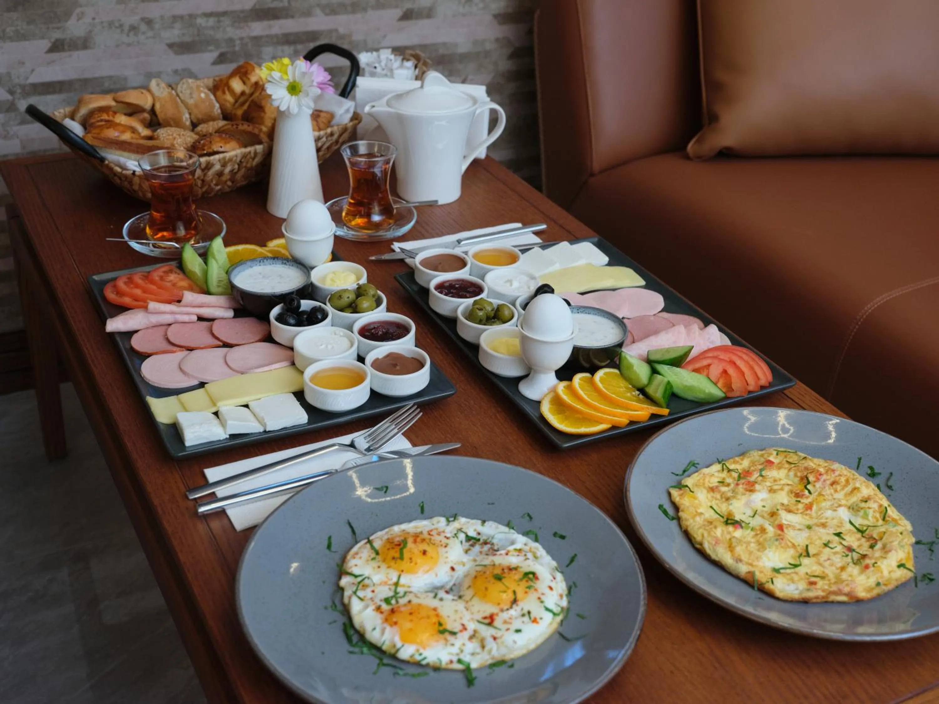 Breakfast in The Central Point Hotel Baku
