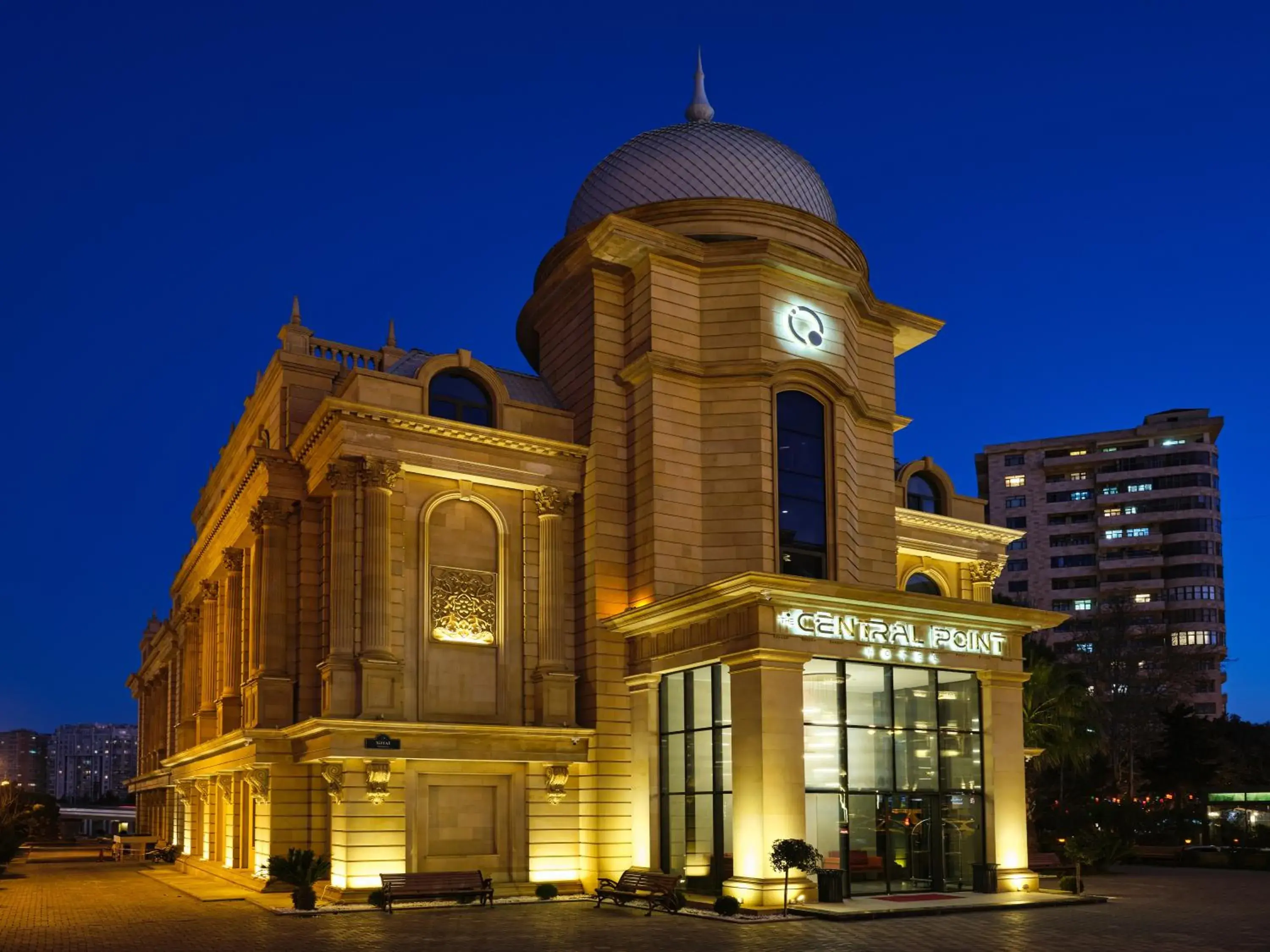 Facade/entrance in The Central Point Hotel Baku Facade/entrance in The Central Point Hotel Baku