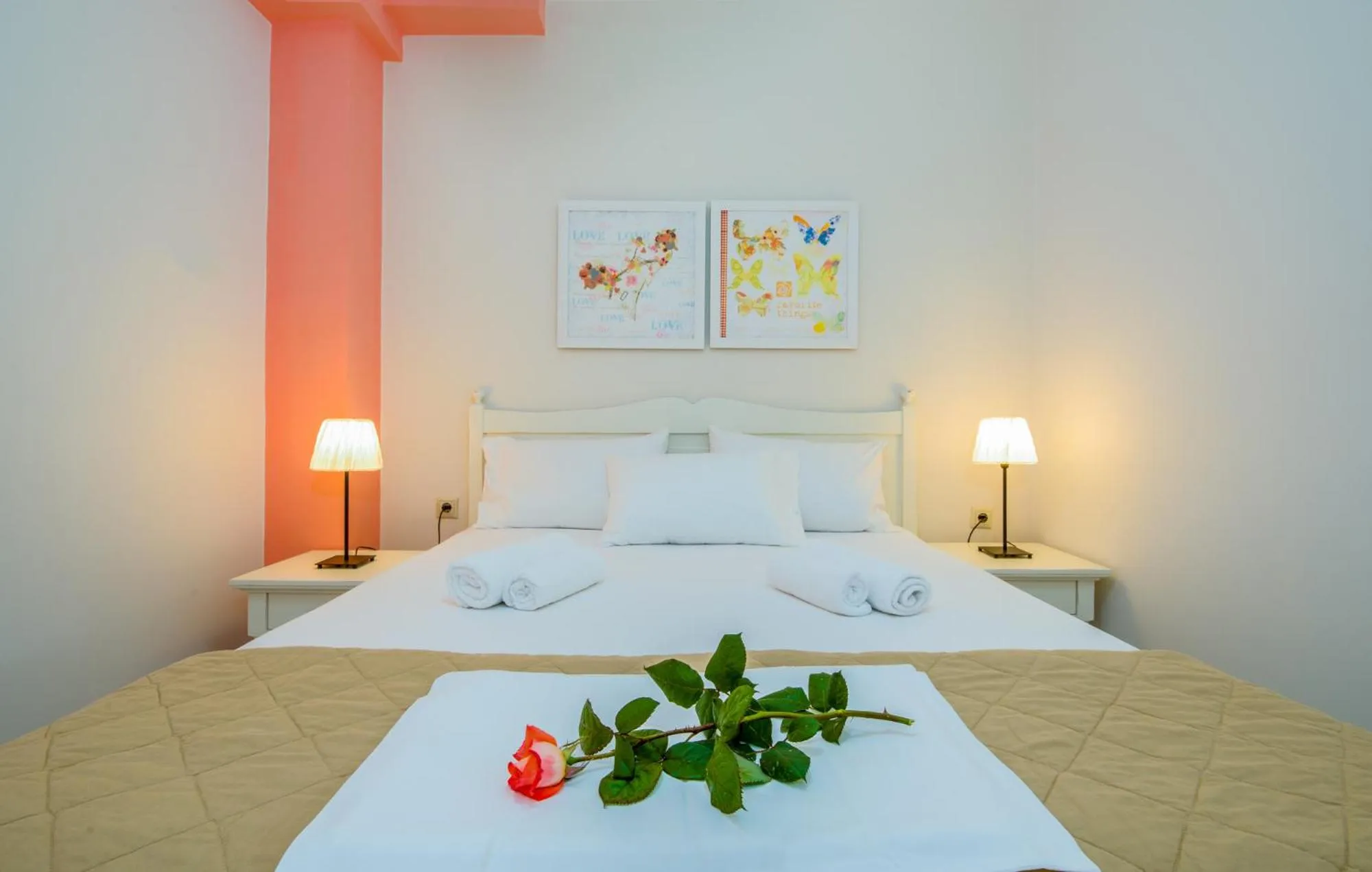 Bed in Stamatakis Boutique Studios