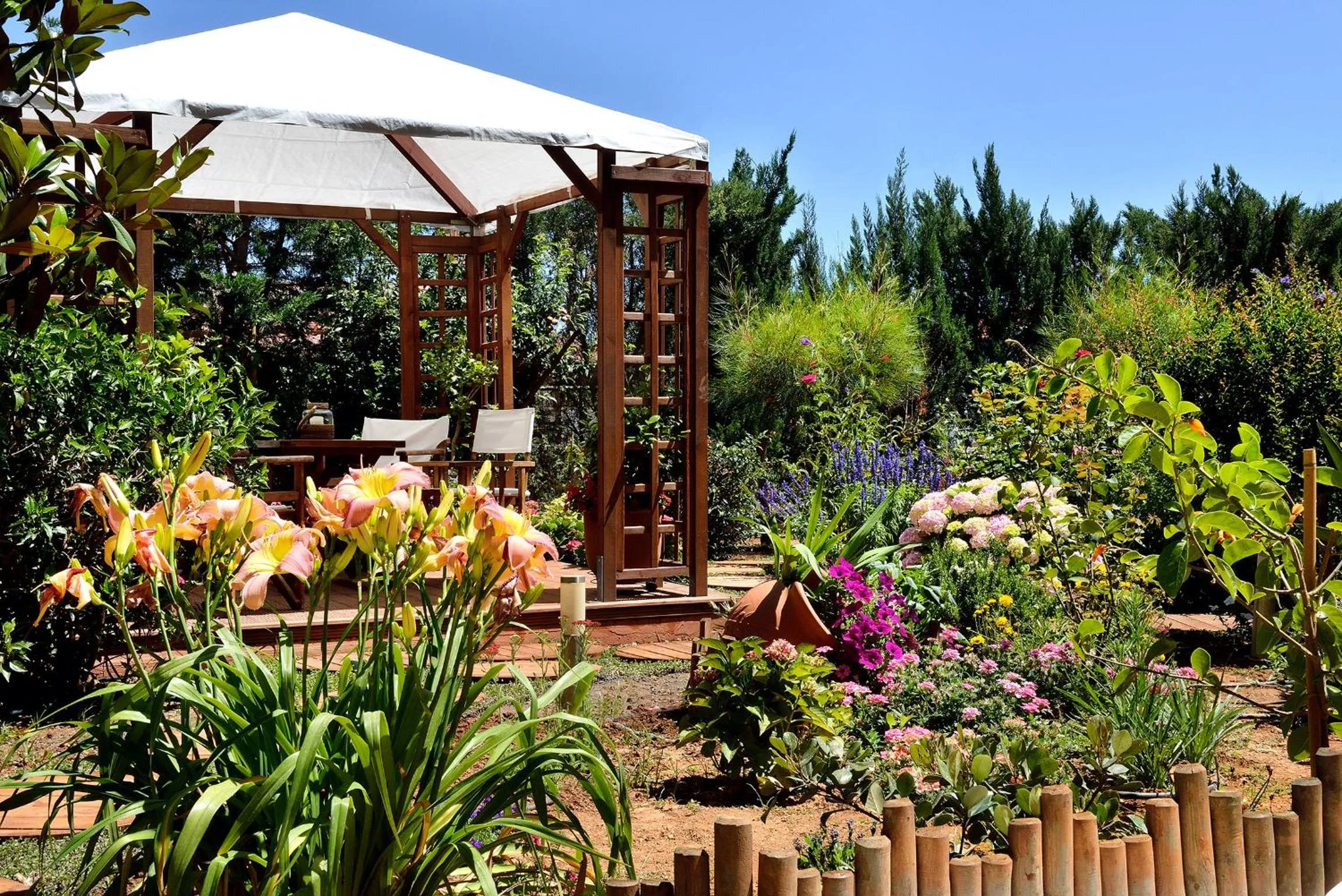 Garden in Stamatakis Boutique Studios