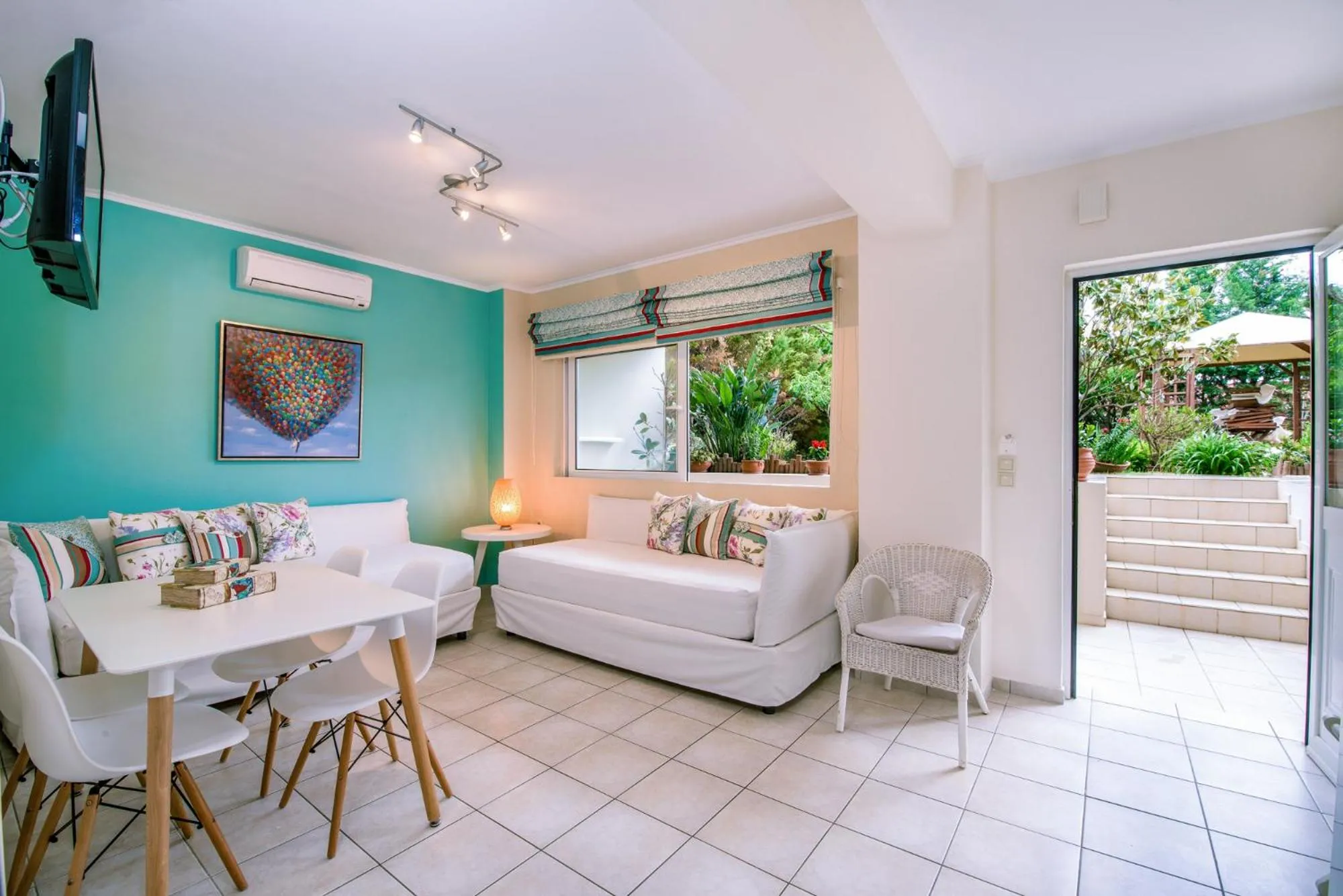 Seating area in Stamatakis Boutique Studios