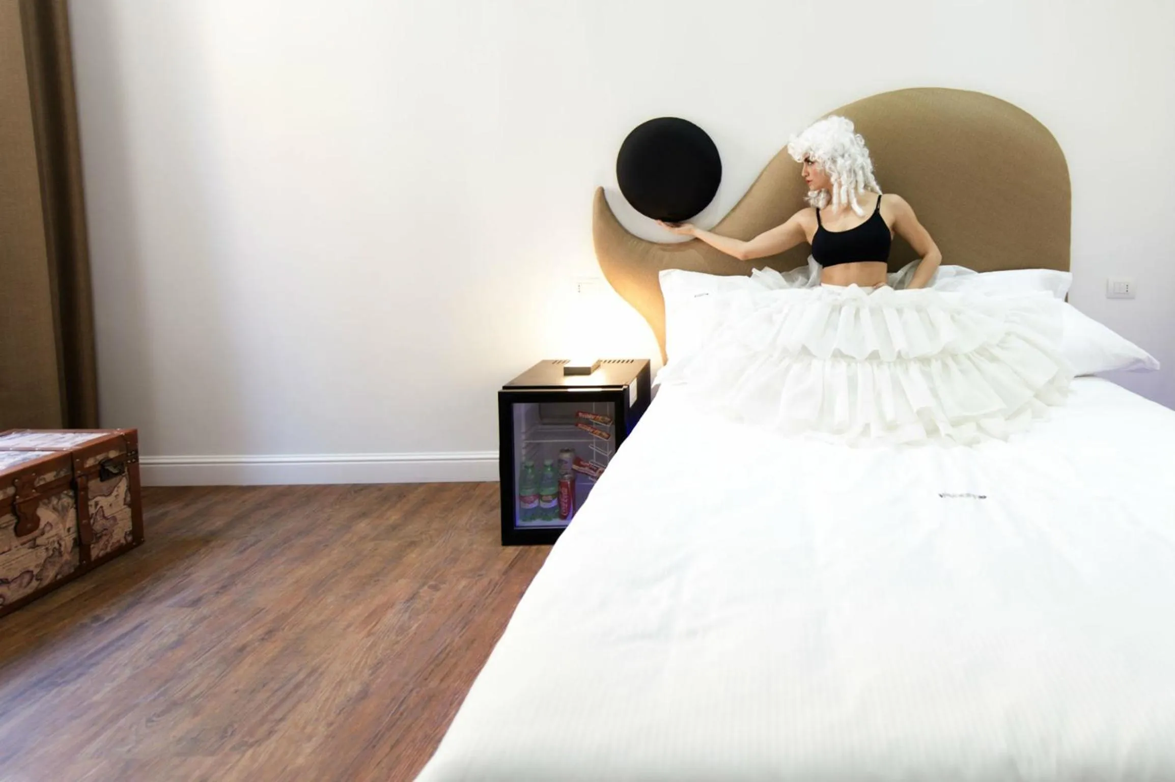 Decorative detail, Bed in Ripetta Relais