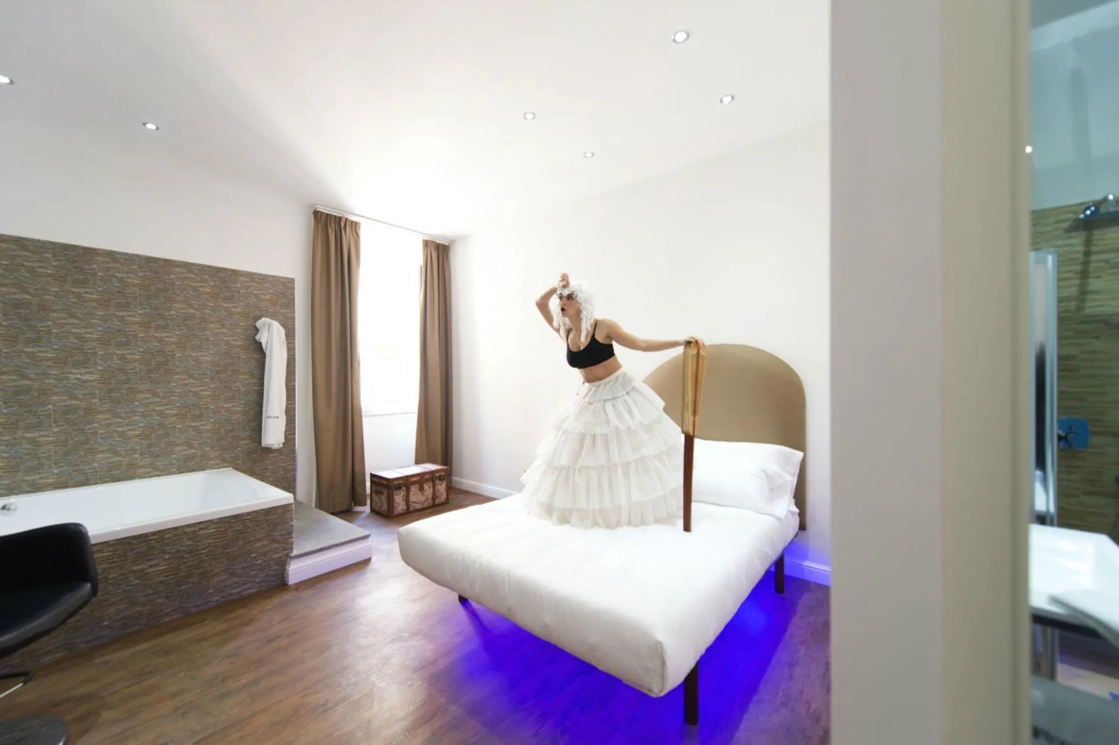 Decorative detail, Bed in Ripetta Relais