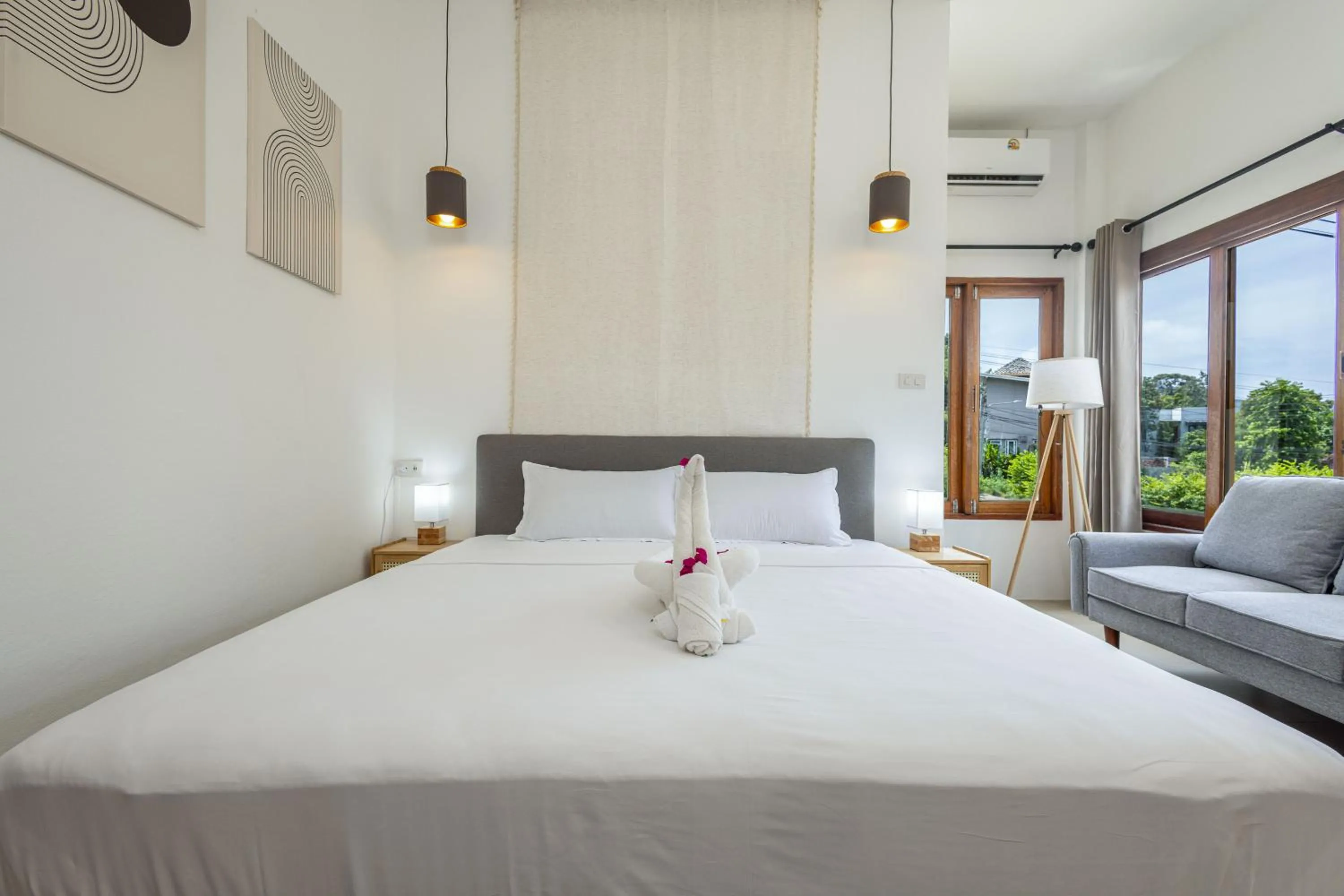 Bed in BOHO Boutique Bungalows