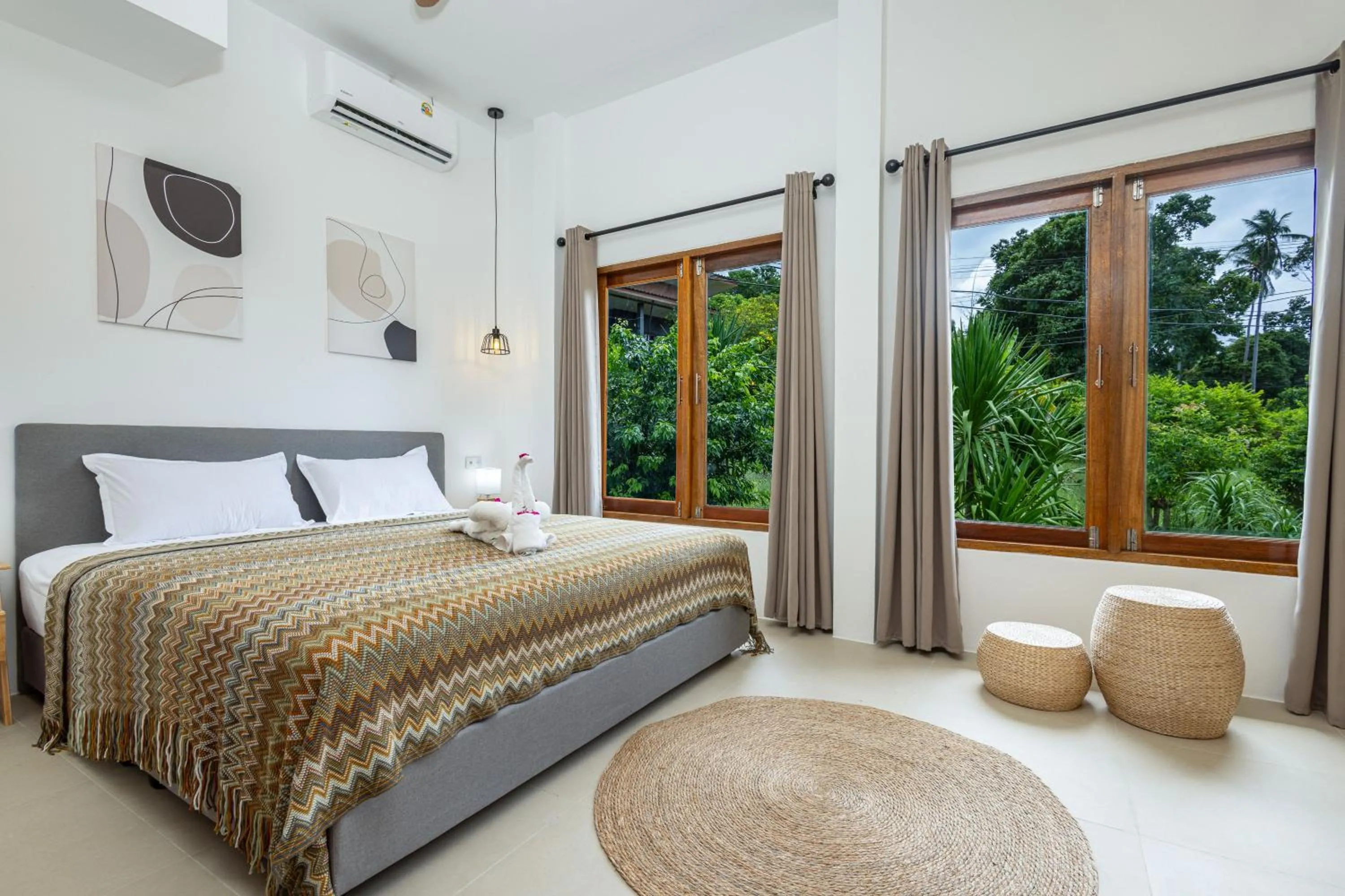 Bed in BOHO Boutique Bungalows