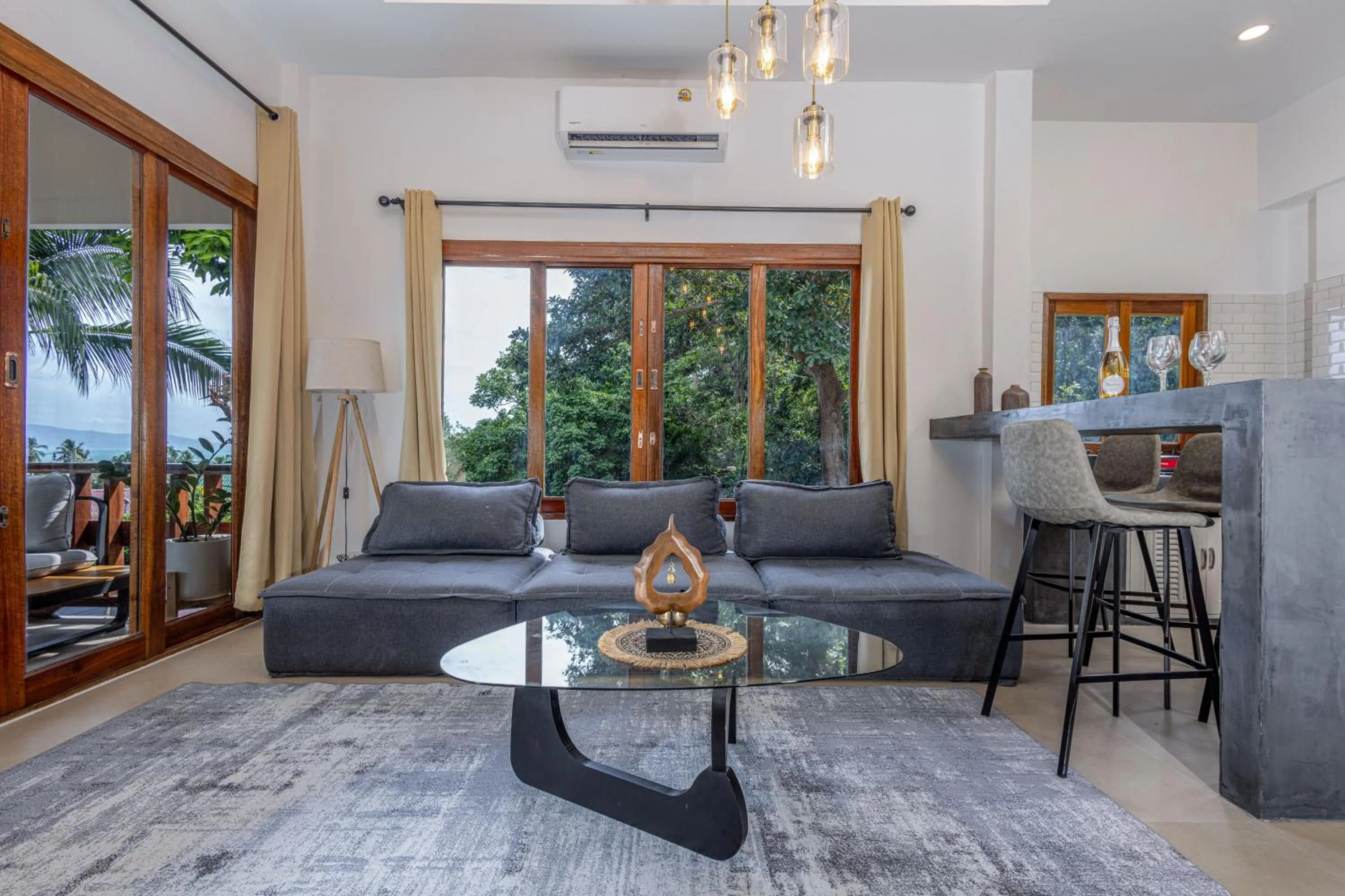 Living room in BOHO Boutique Bungalows