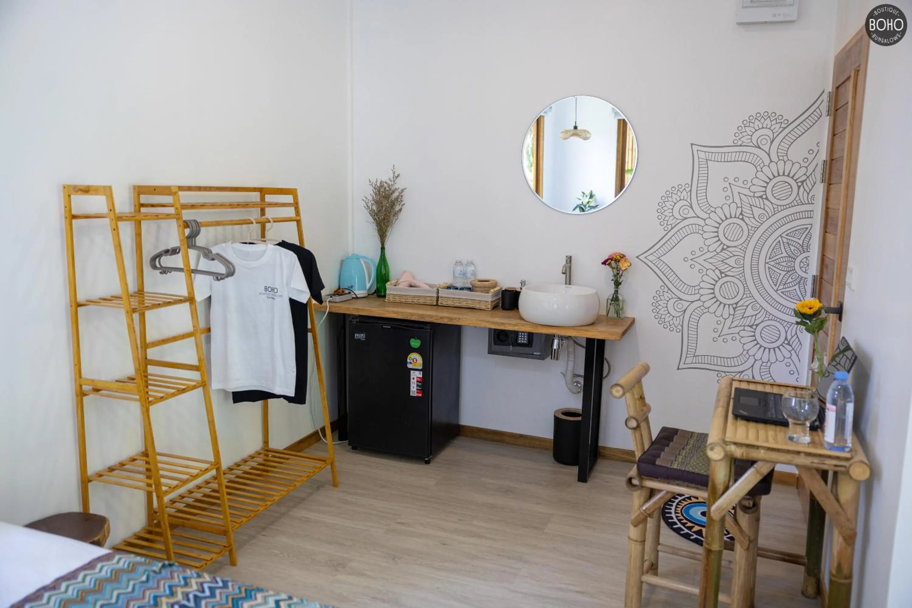 Bed in BOHO Boutique Bungalows