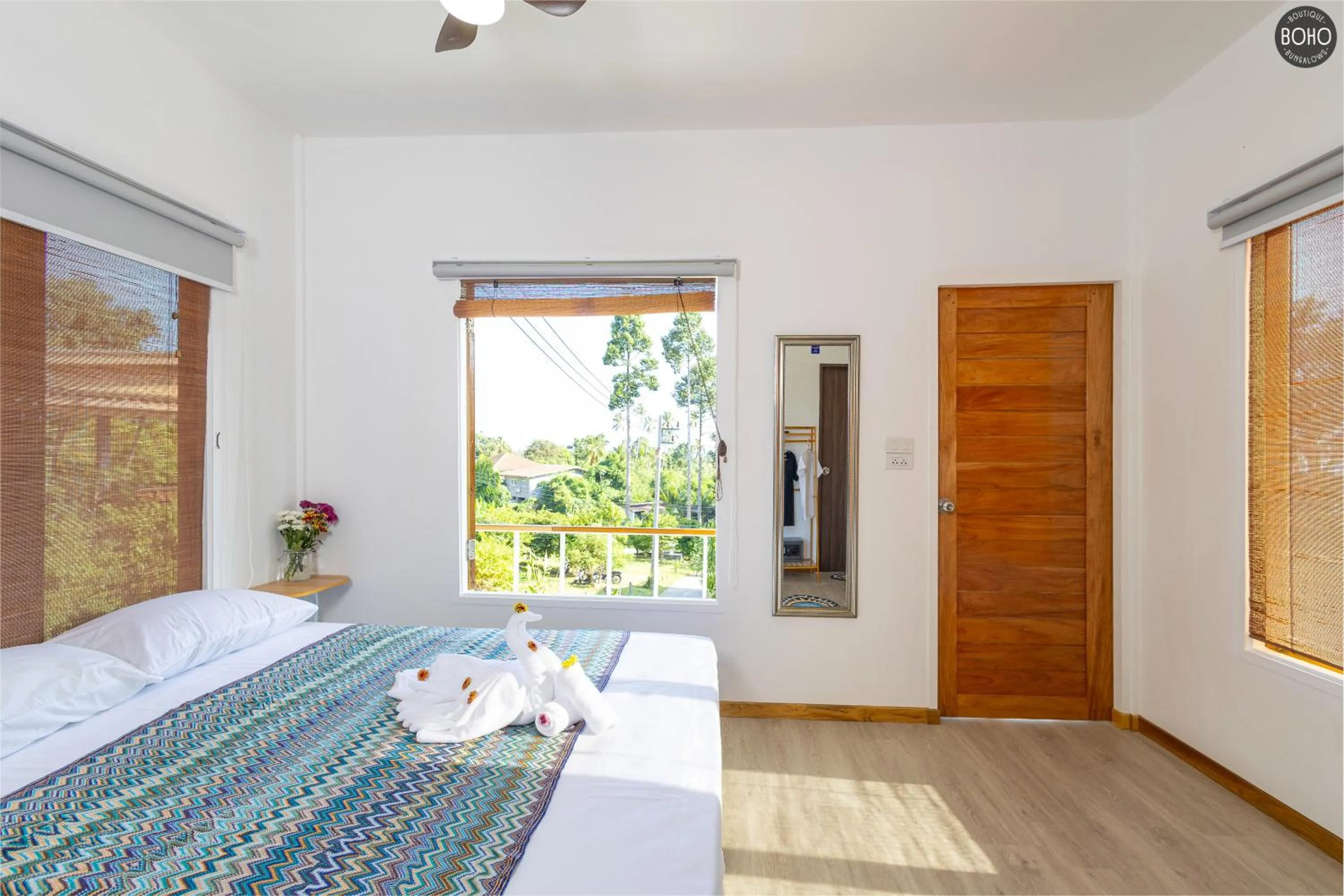 Bed in BOHO Boutique Bungalows