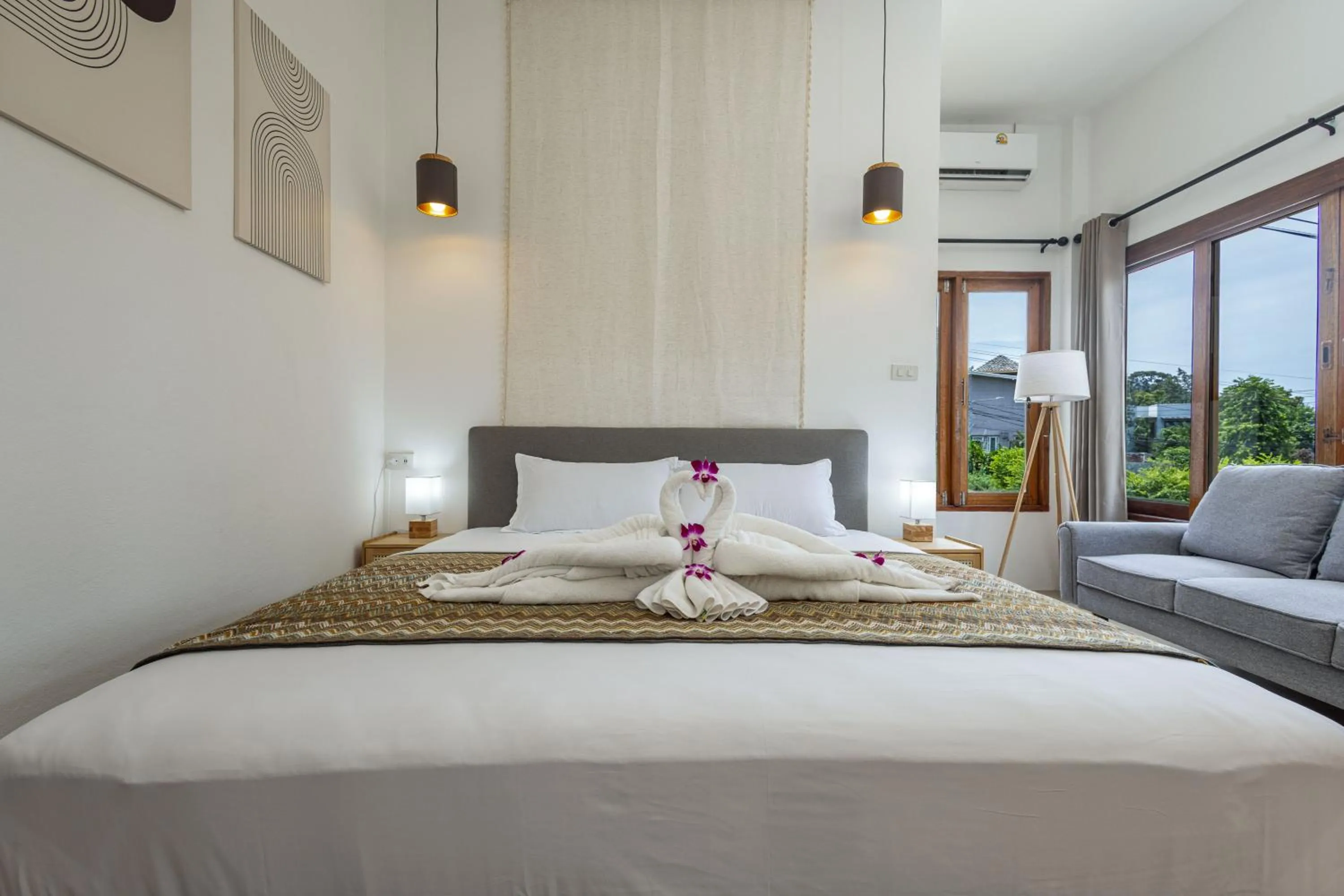 Bed in BOHO Boutique Bungalows