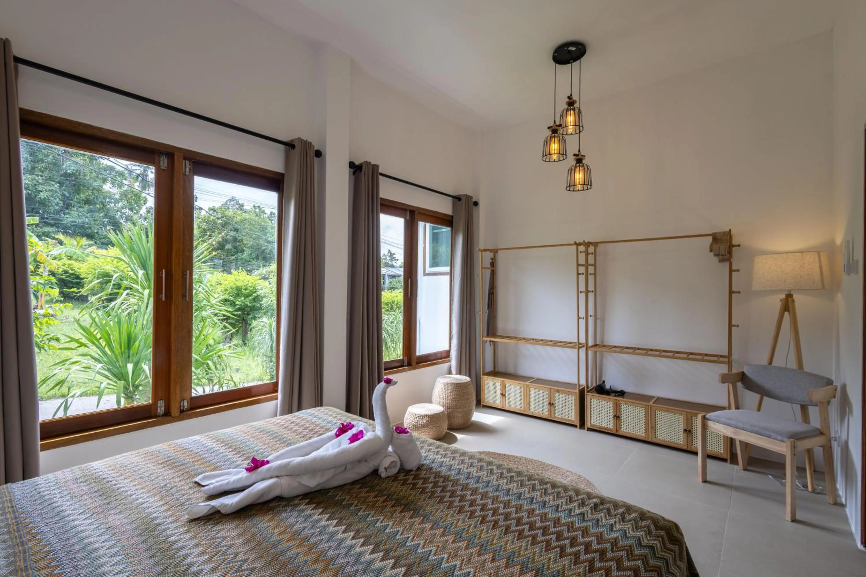 Bed in BOHO Boutique Bungalows