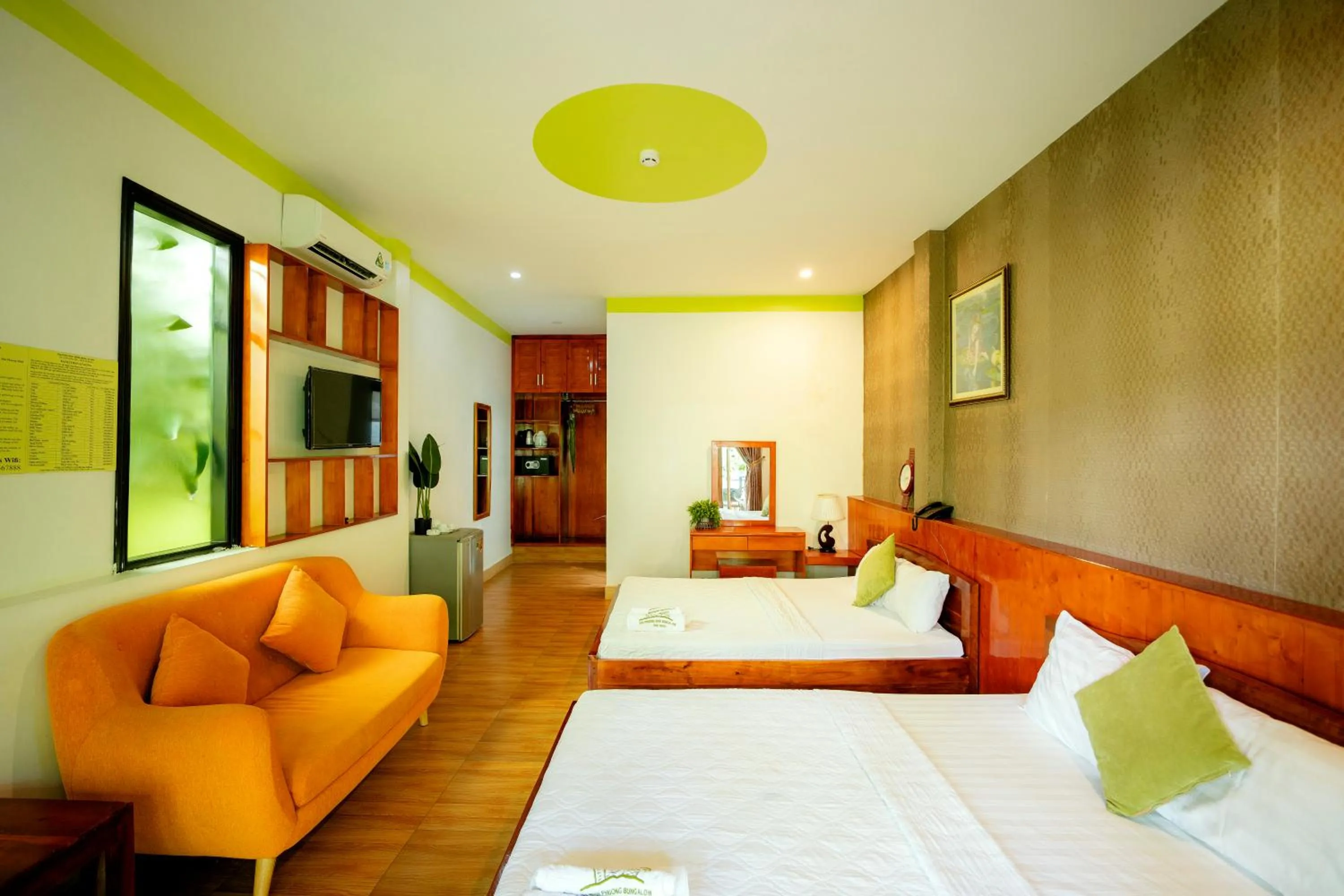 Bed in Bungalow Mai Phuong Binh