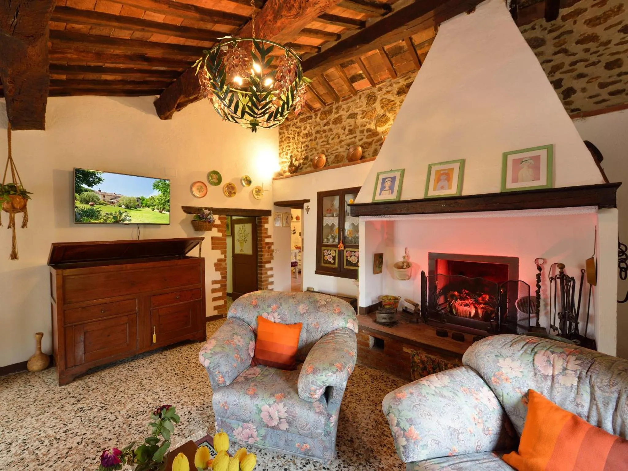 Living room in La Murata