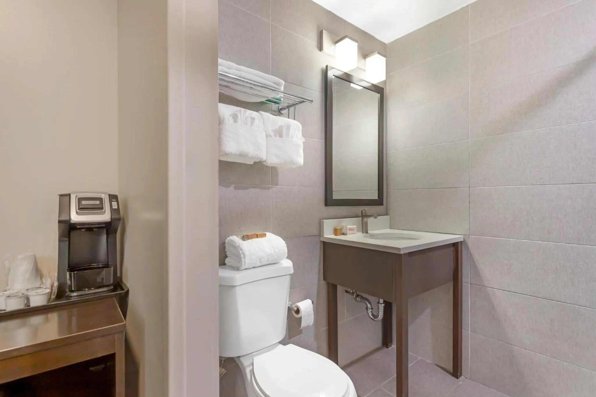 Bathroom in Red Roof PLUS Brooklyn - 3rd Ave