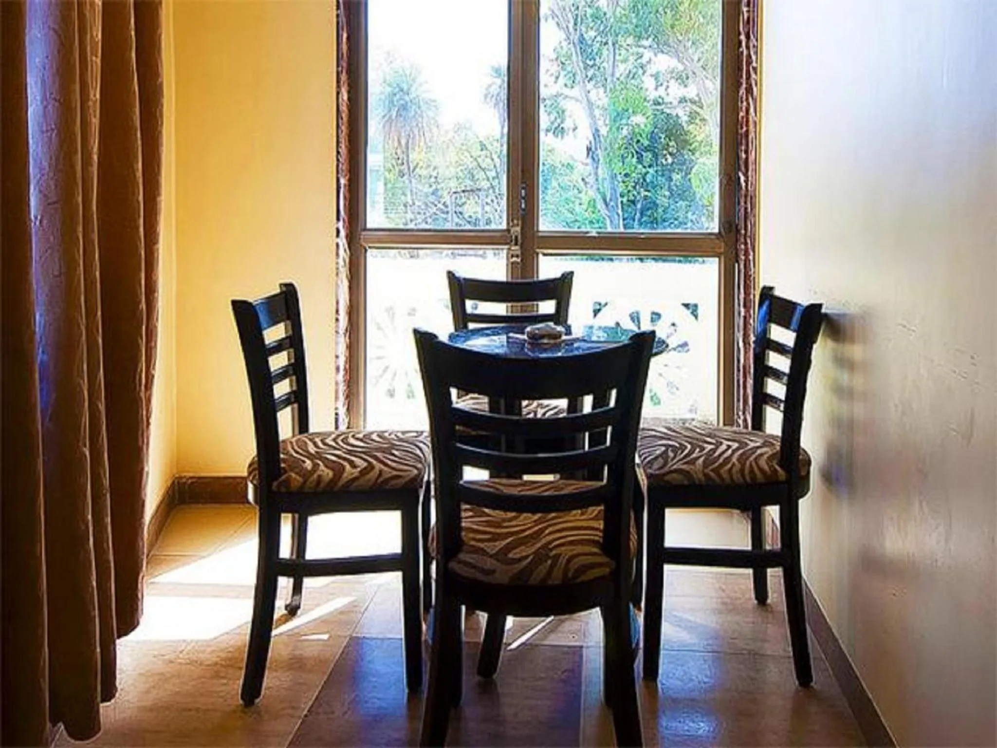 Seating area in Hotel Swagat