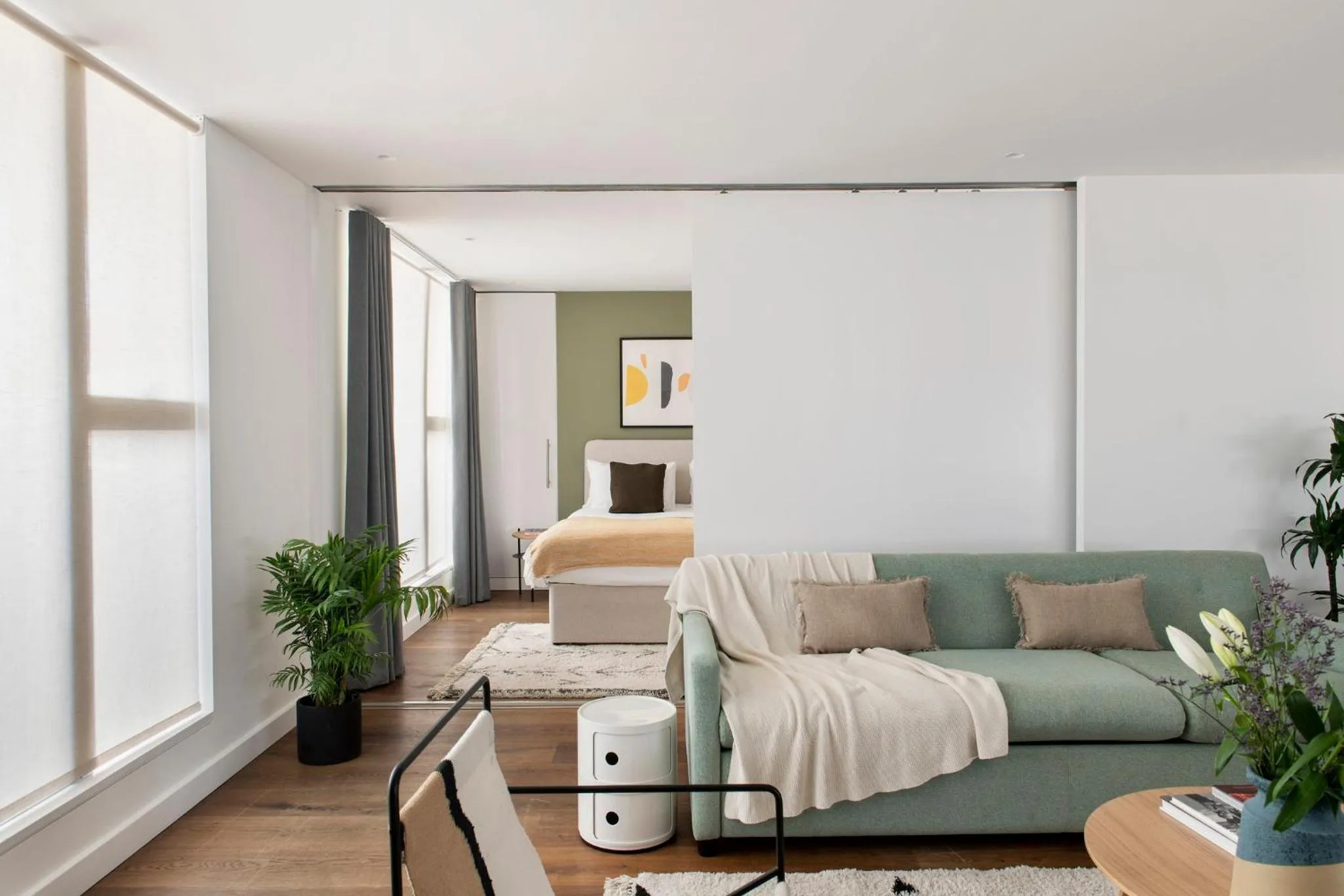 Living room, Bed in Cove St Martin's