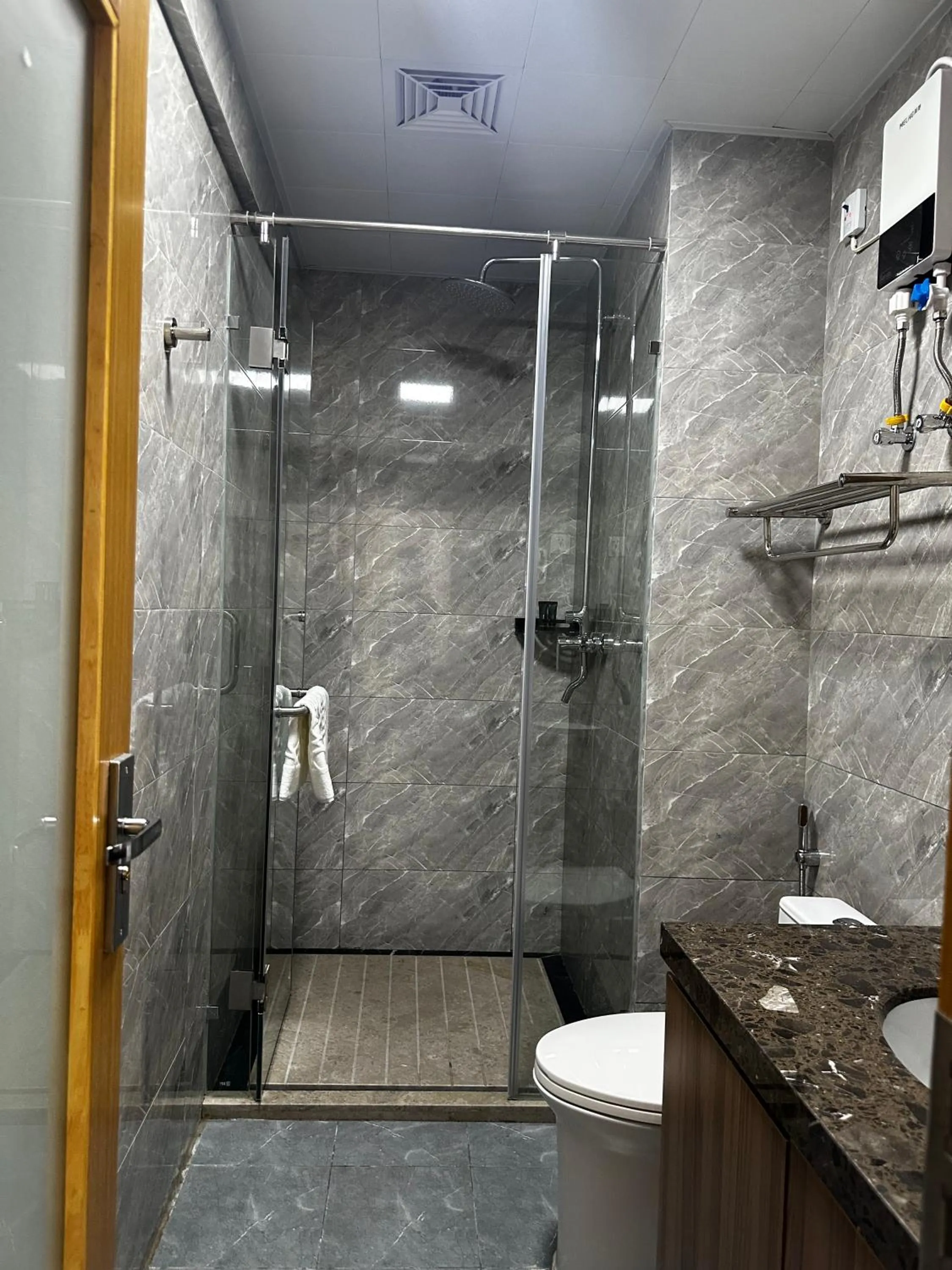 Shower in X One Hotel