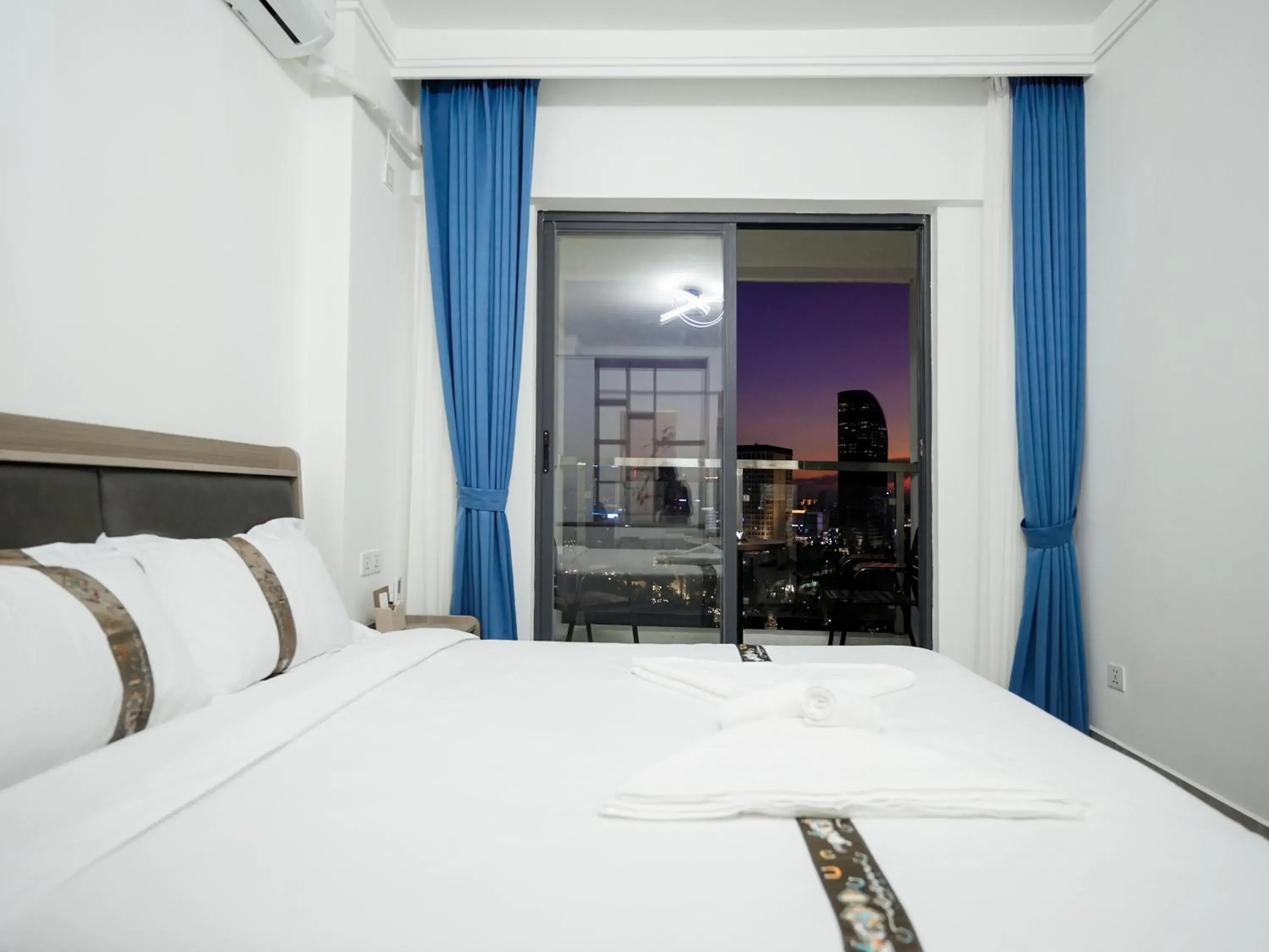 View (from property/room), Bed in X One Hotel View (from property/room), Bed in X One Hotel