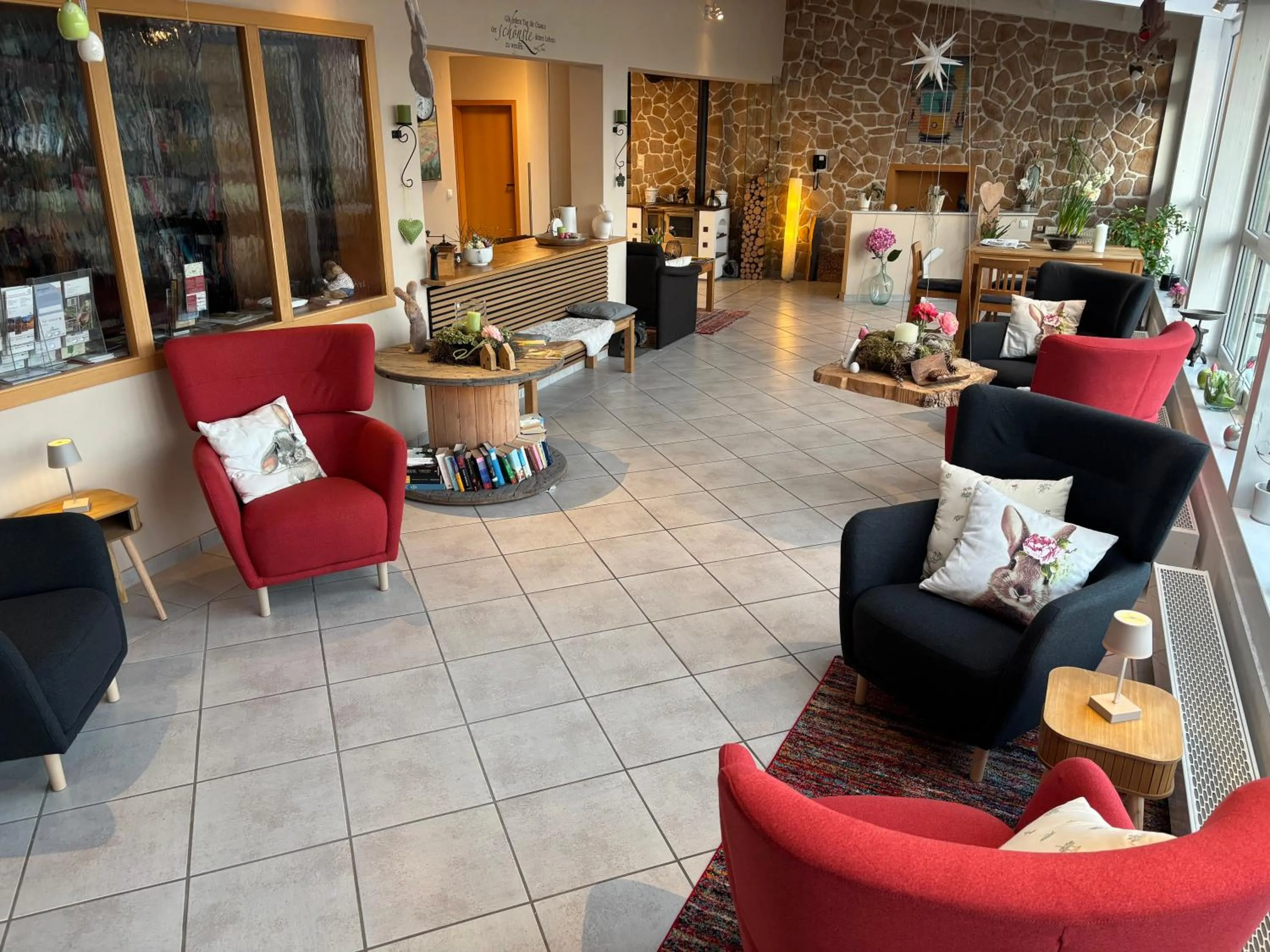 Lobby or reception in Gästehaus Steker