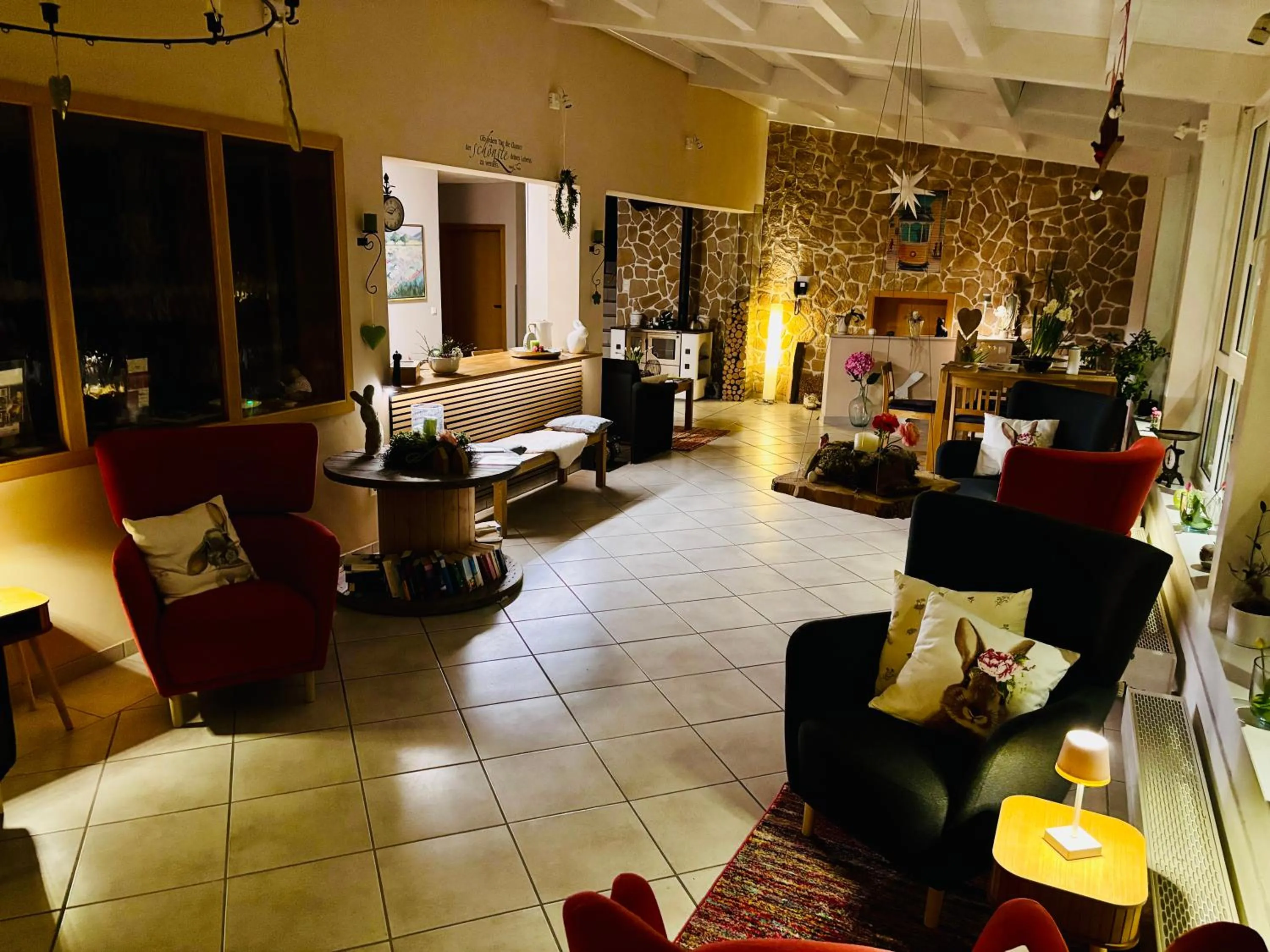 Lobby or reception in Gästehaus Steker