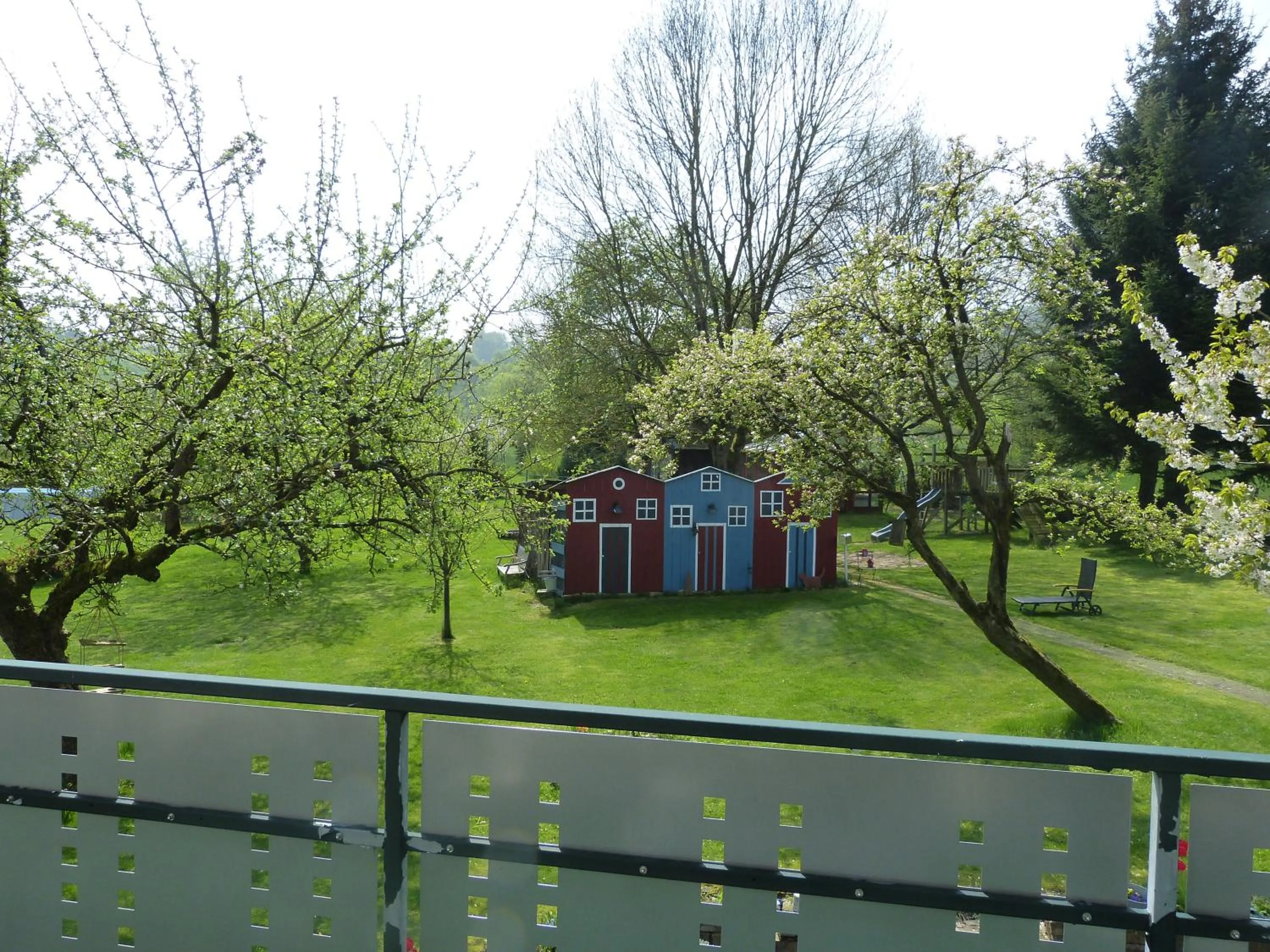 Garden view in Gästehaus Steker