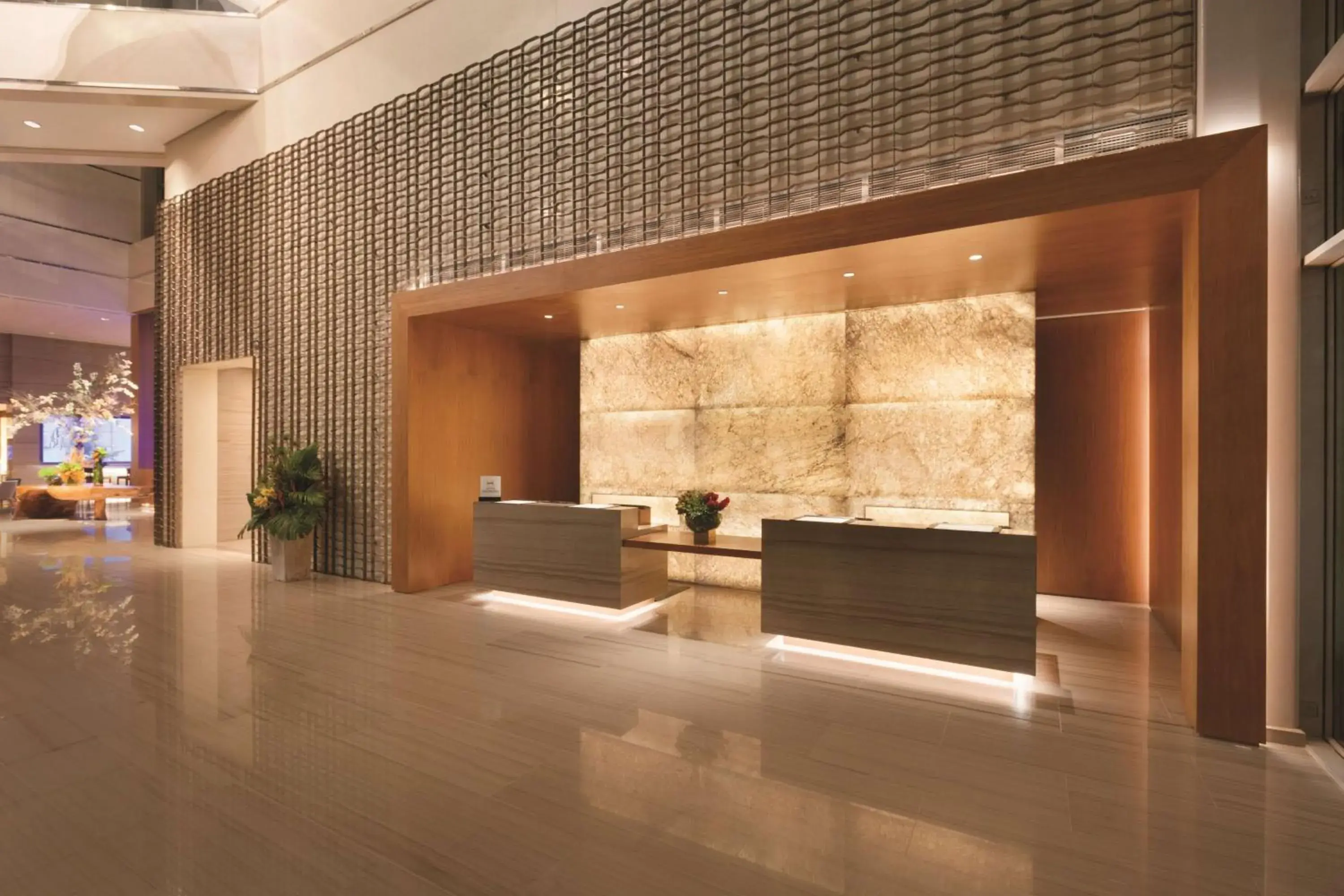 Lobby or reception in Hilton Barra Rio de Janeiro Lobby or reception in Hilton Barra Rio de Janeiro