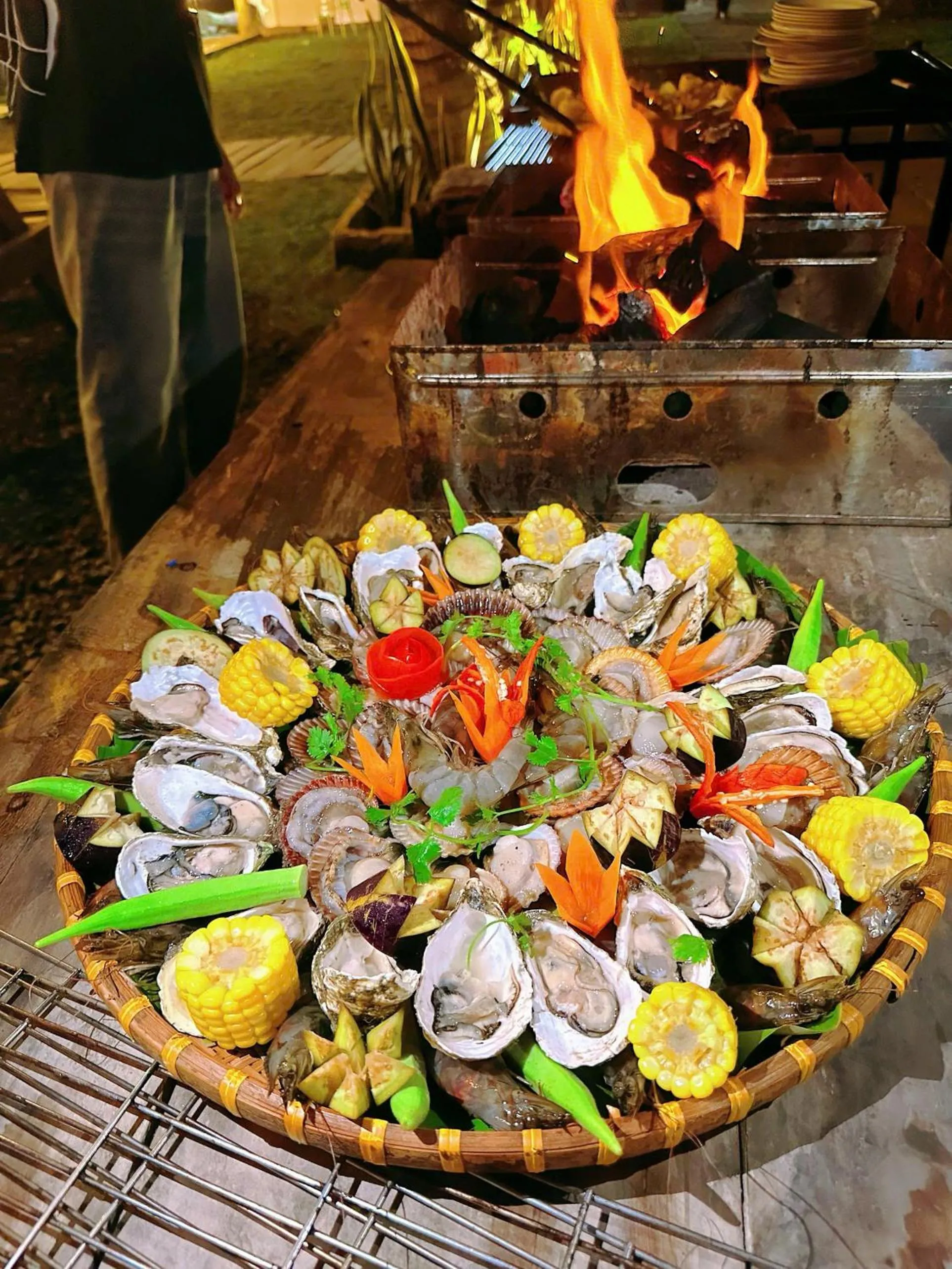 BBQ facilities in Waikiki Lagi Beach homestay & restaurant
