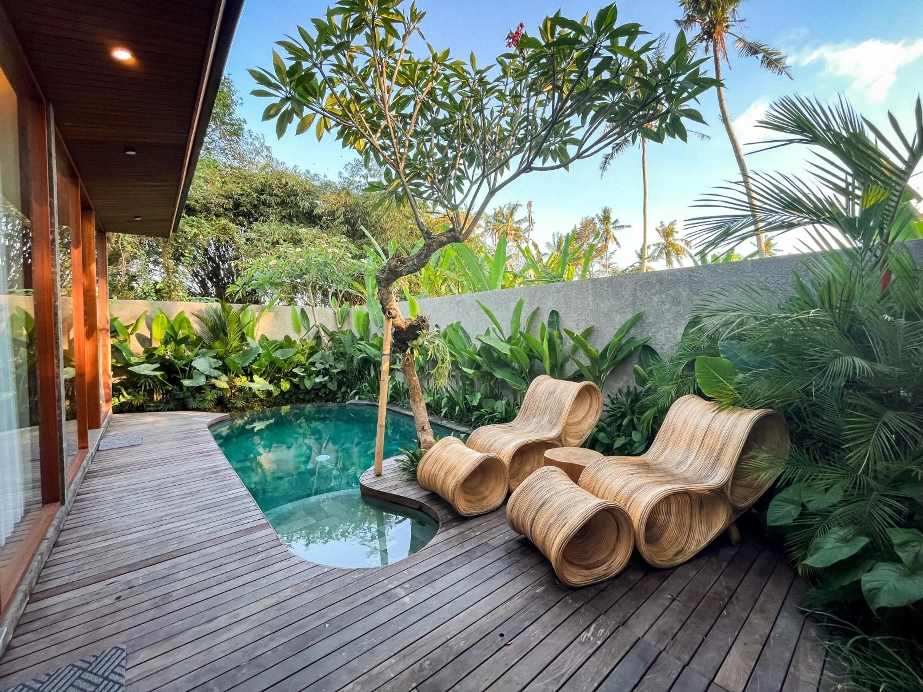 Swimming pool in Villa Suarga Des Anicca