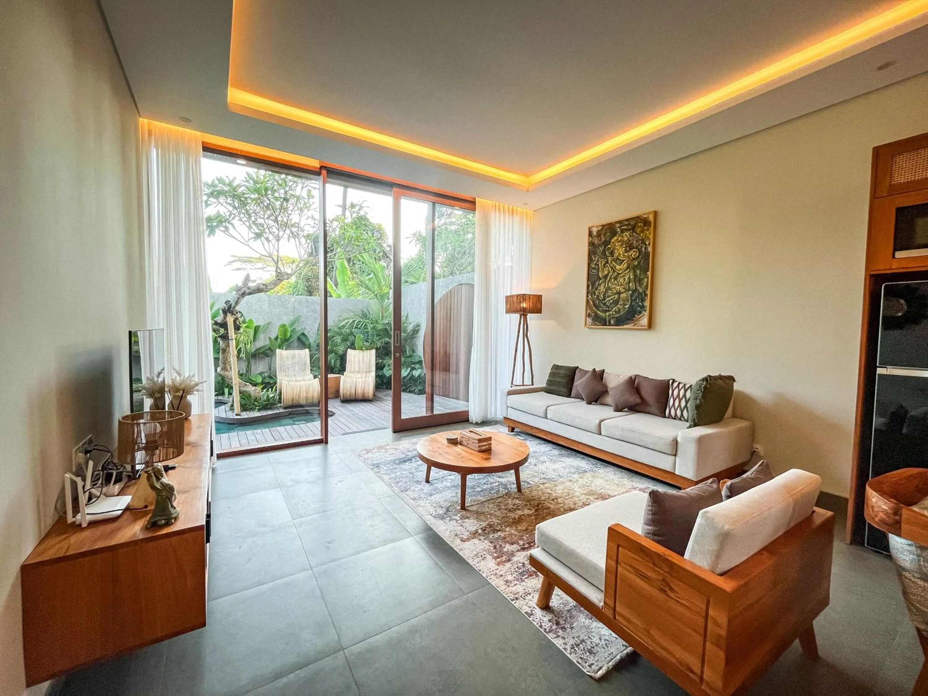 Living room in Villa Suarga Des Anicca