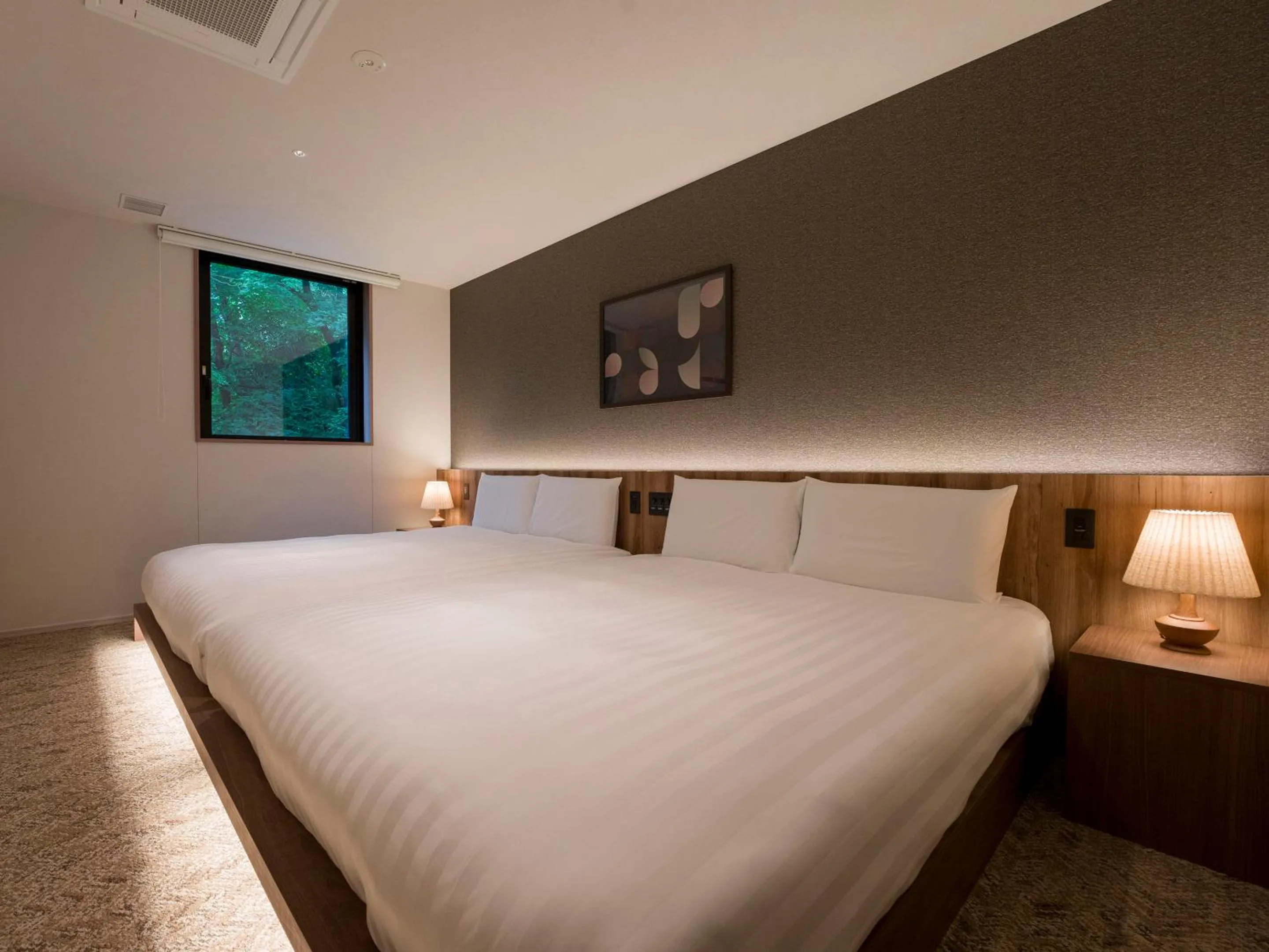 Bed in Rakuten STAY TERRACE Hakone Kowakudani