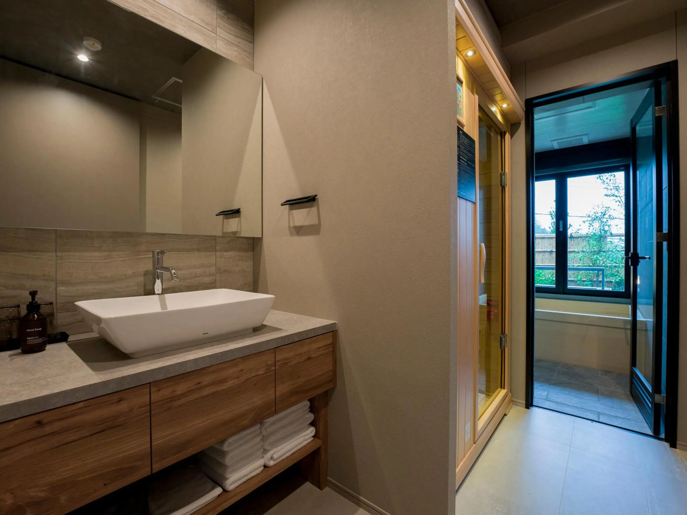 Sauna in Rakuten STAY TERRACE Hakone Kowakudani