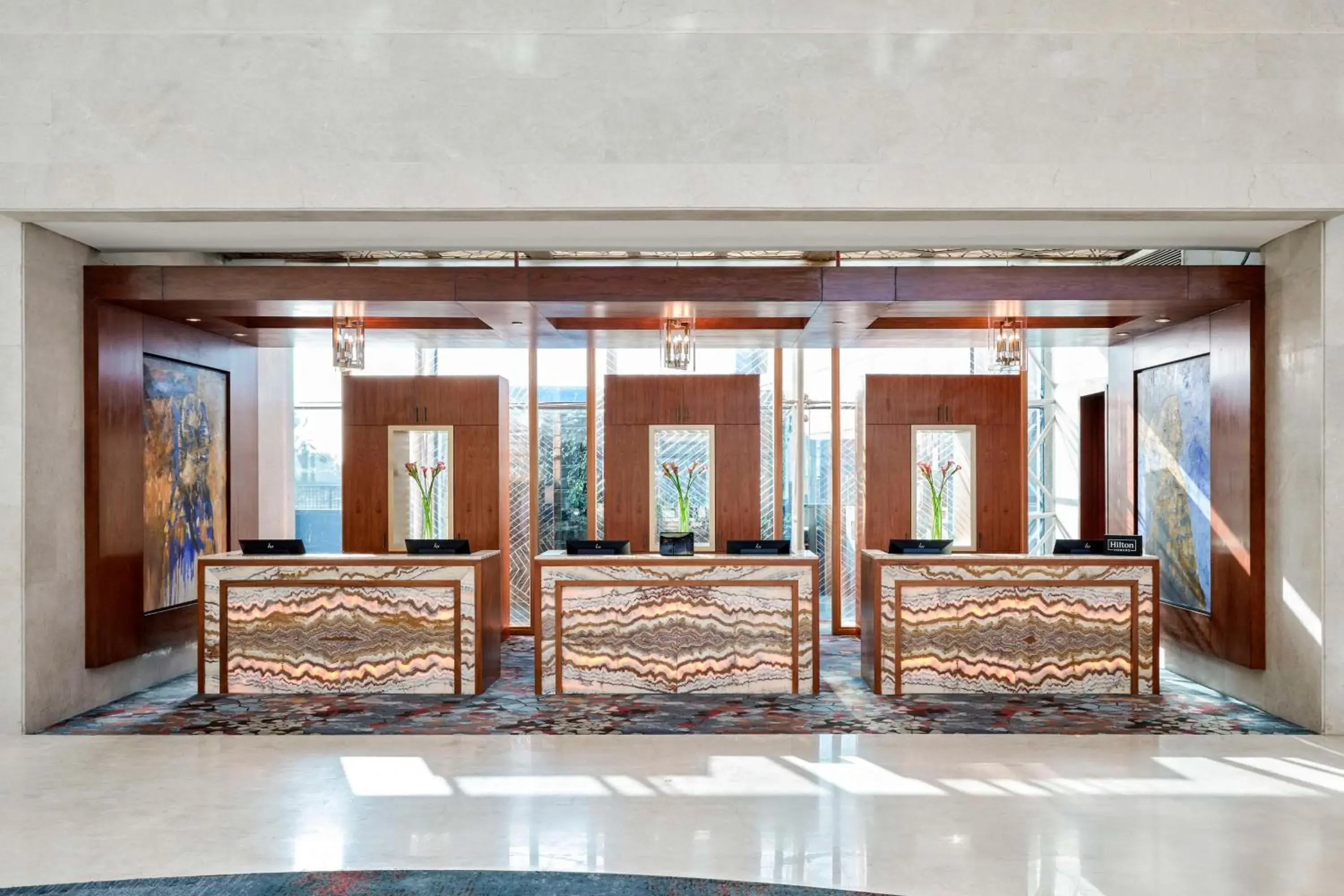 Lobby or reception in Hilton Cairo Nile Maadi Lobby or reception in Hilton Cairo Nile Maadi