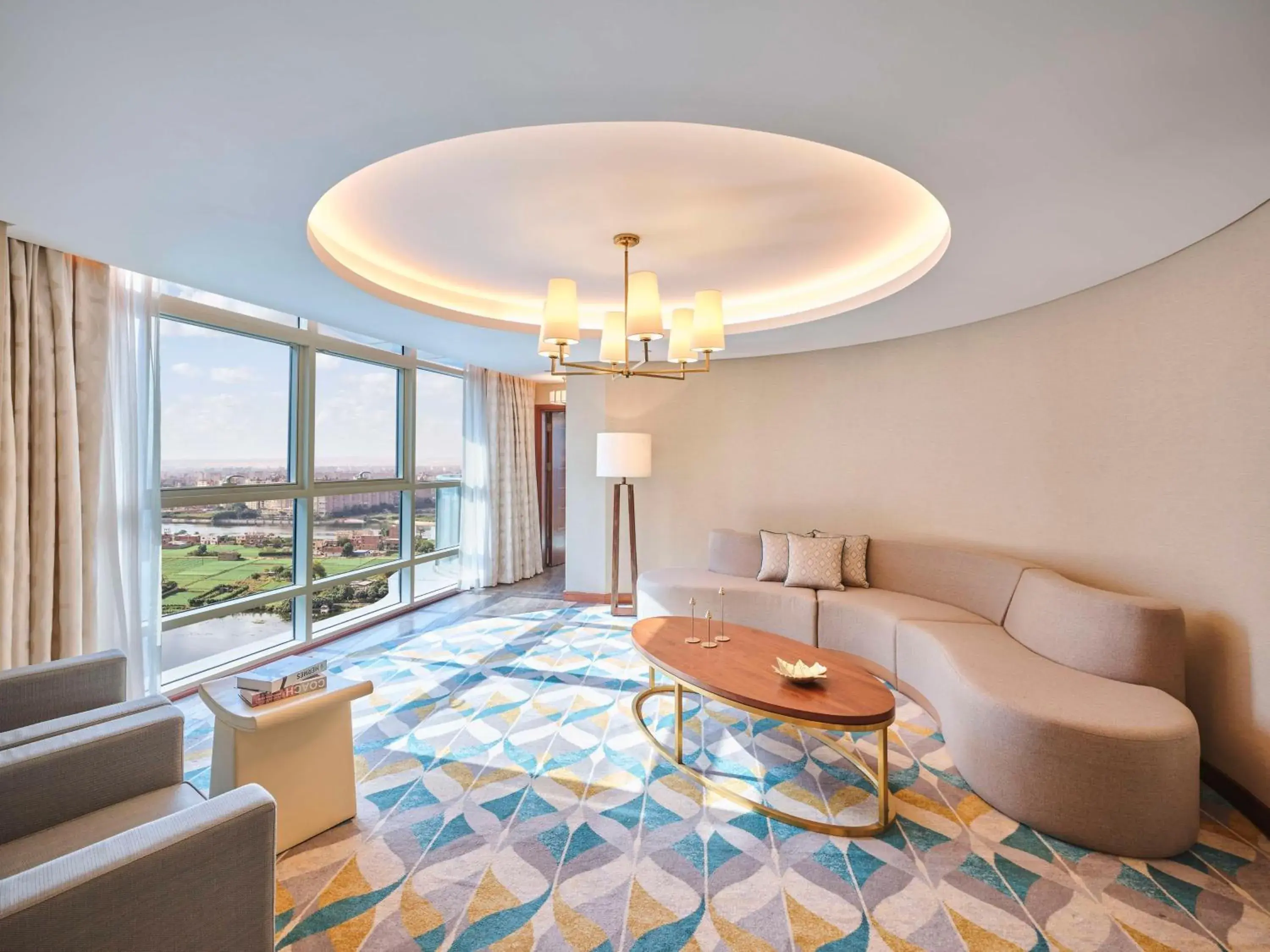 Living room in Hilton Cairo Nile Maadi Living room in Hilton Cairo Nile Maadi