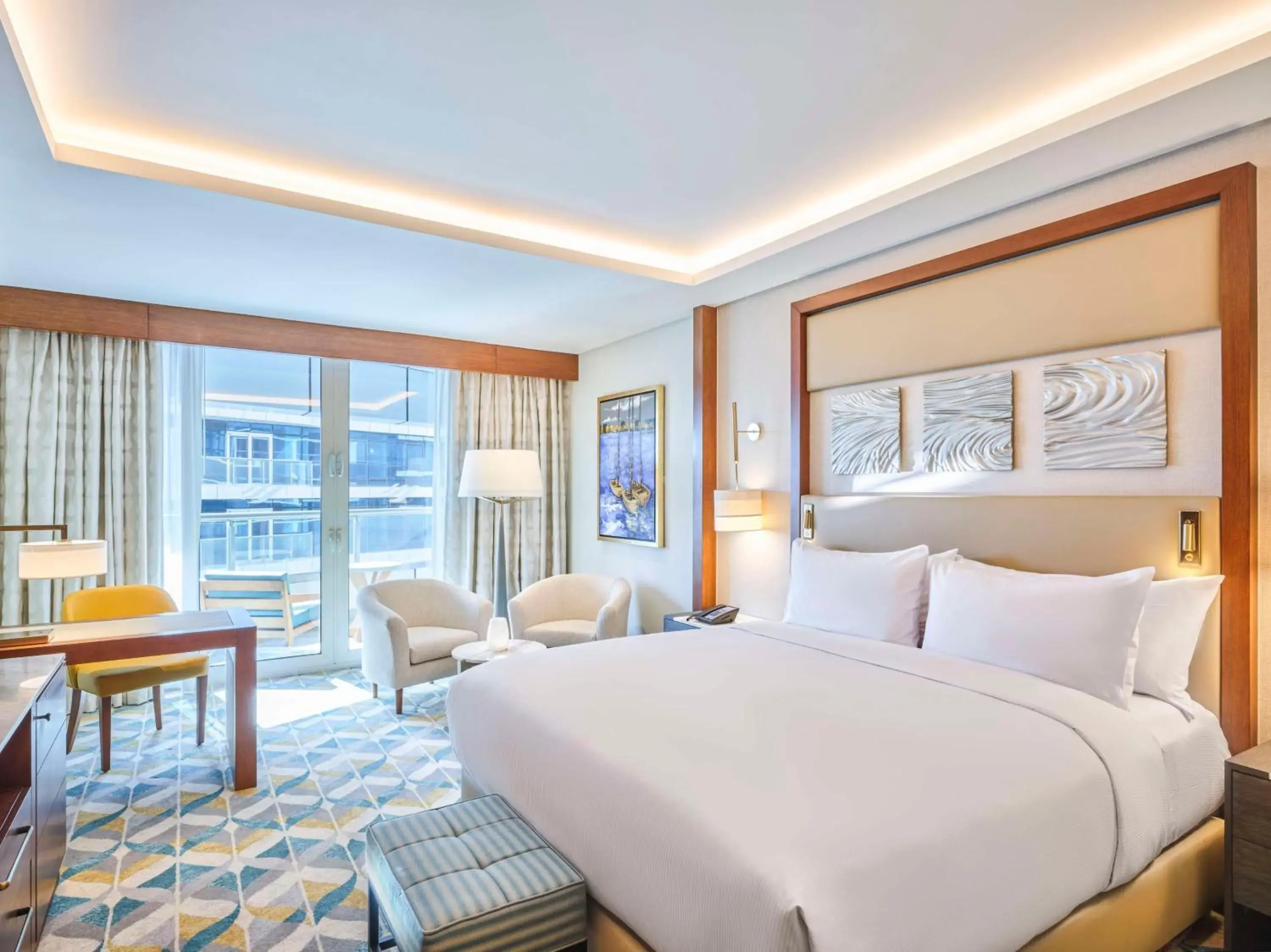 Bed in Hilton Cairo Nile Maadi Bed in Hilton Cairo Nile Maadi