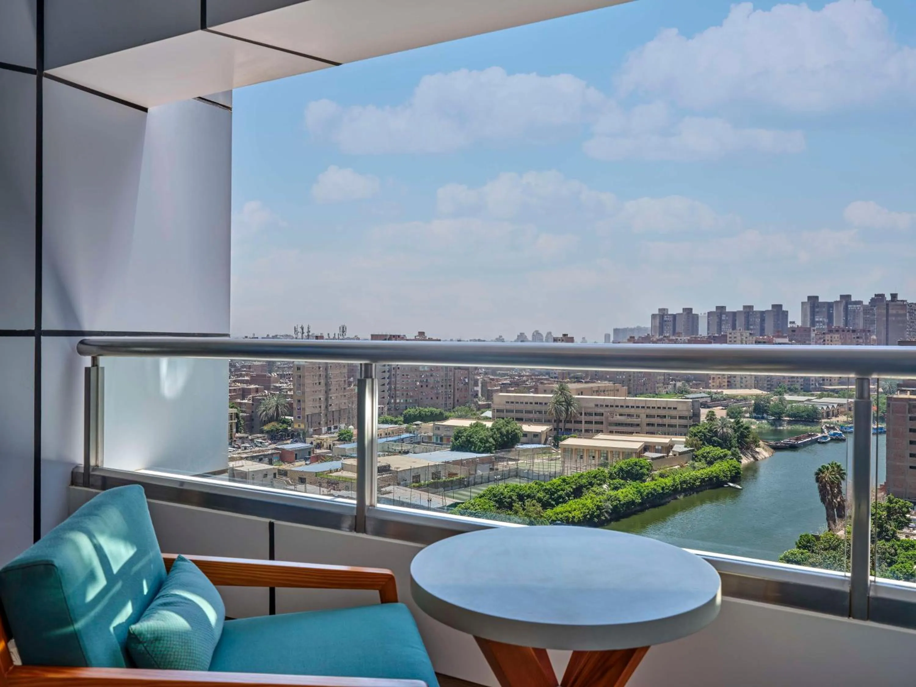 Living room in Hilton Cairo Nile Maadi