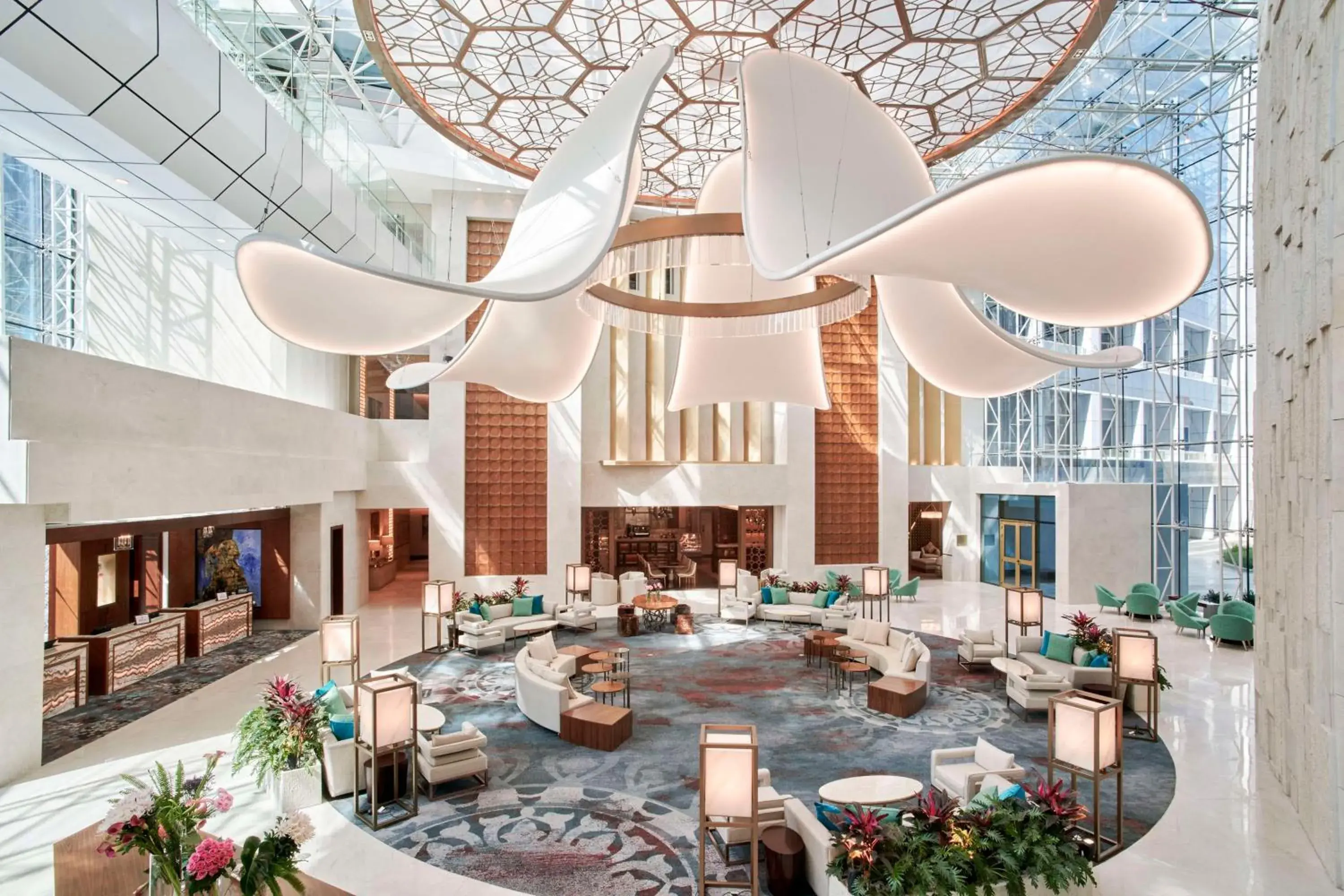 Lobby or reception in Hilton Cairo Nile Maadi Lobby or reception in Hilton Cairo Nile Maadi