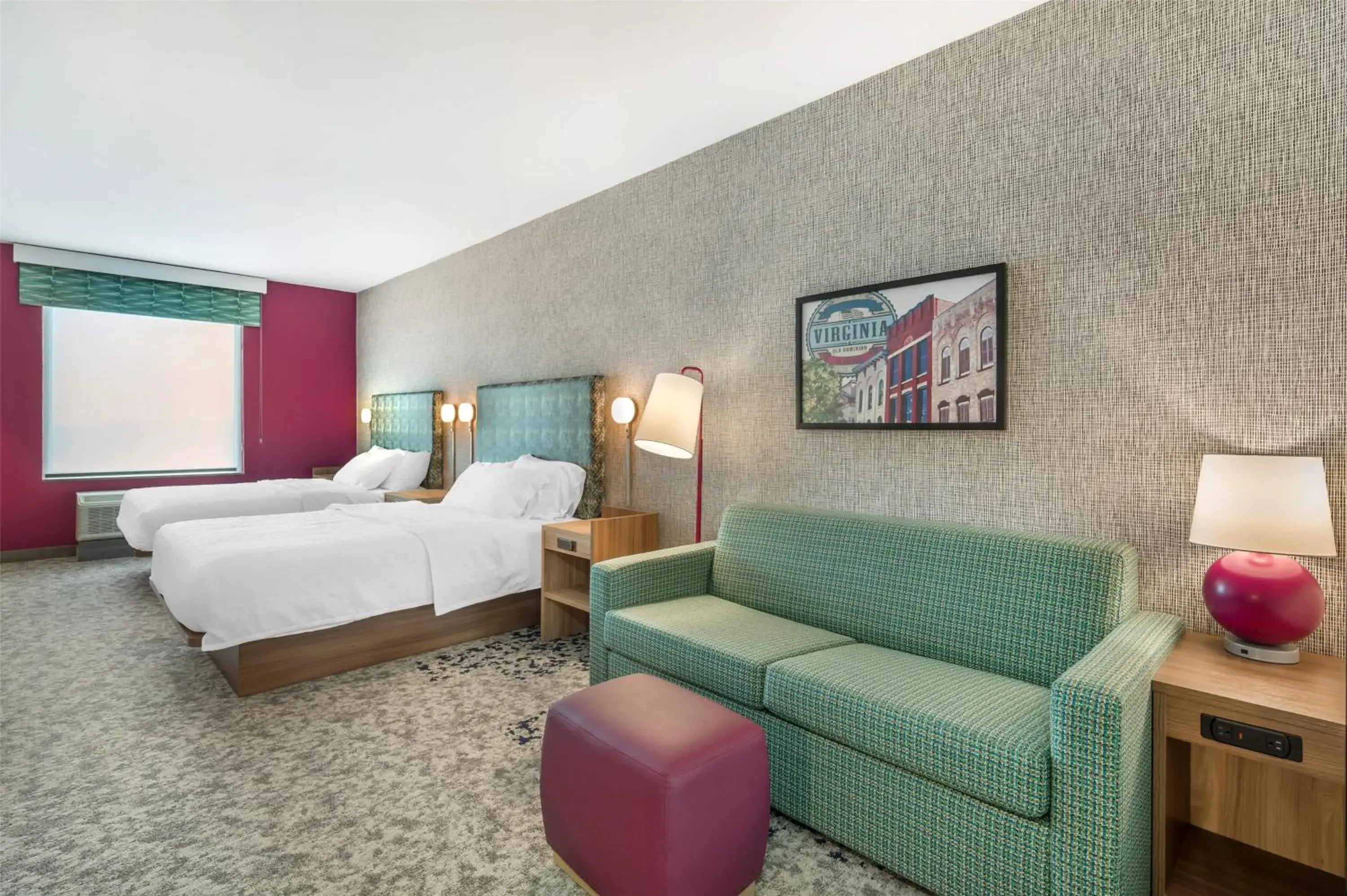 Living room, Bed in Home2 Suites By Hilton Harrisonburg University Living room, Bed in Home2 Suites By Hilton Harrisonburg University