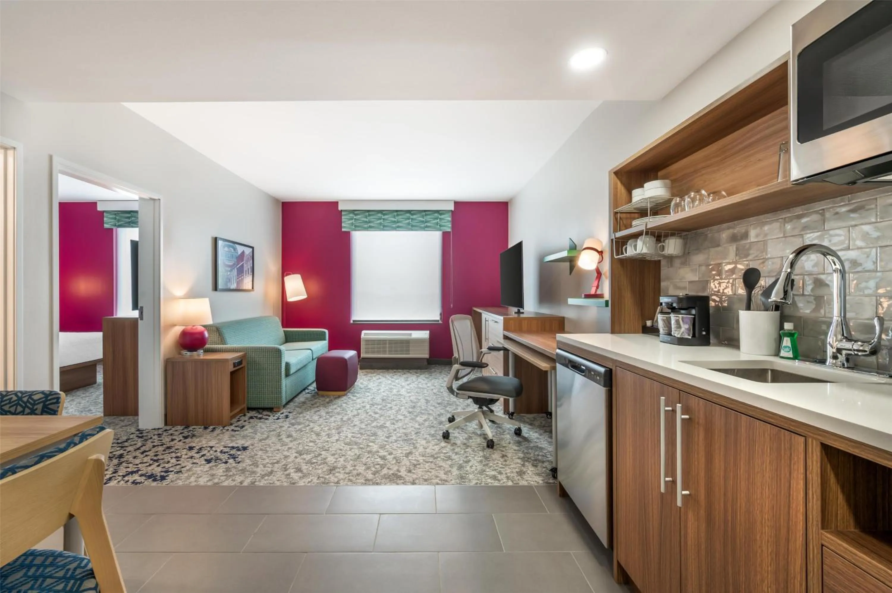 Living room in Home2 Suites By Hilton Harrisonburg University