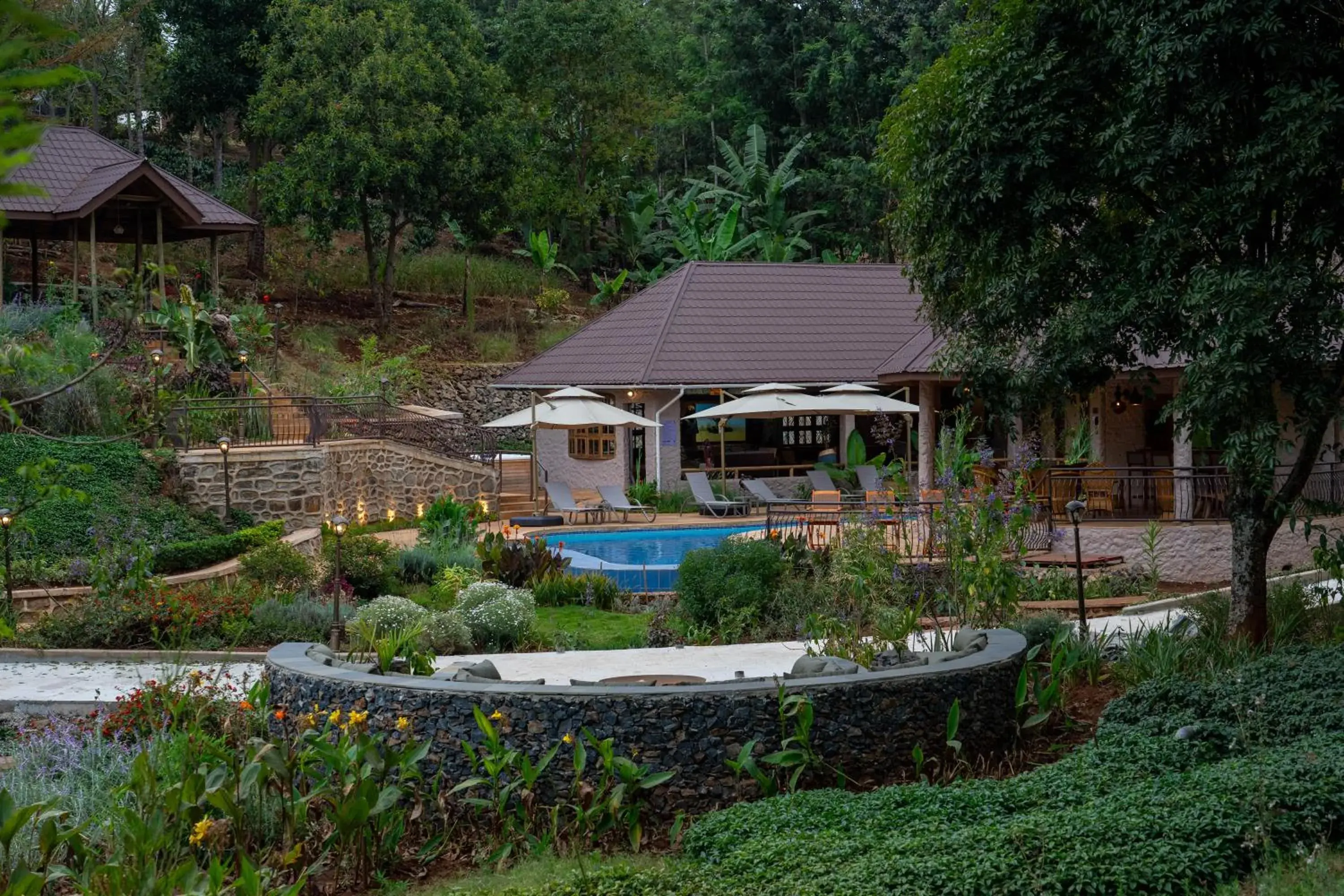 Pool view in Turaco Ngorongoro Valley, a Tribute Portfolio Lodge Pool view in Turaco Ngorongoro Valley, a Tribute Portfolio Lodge