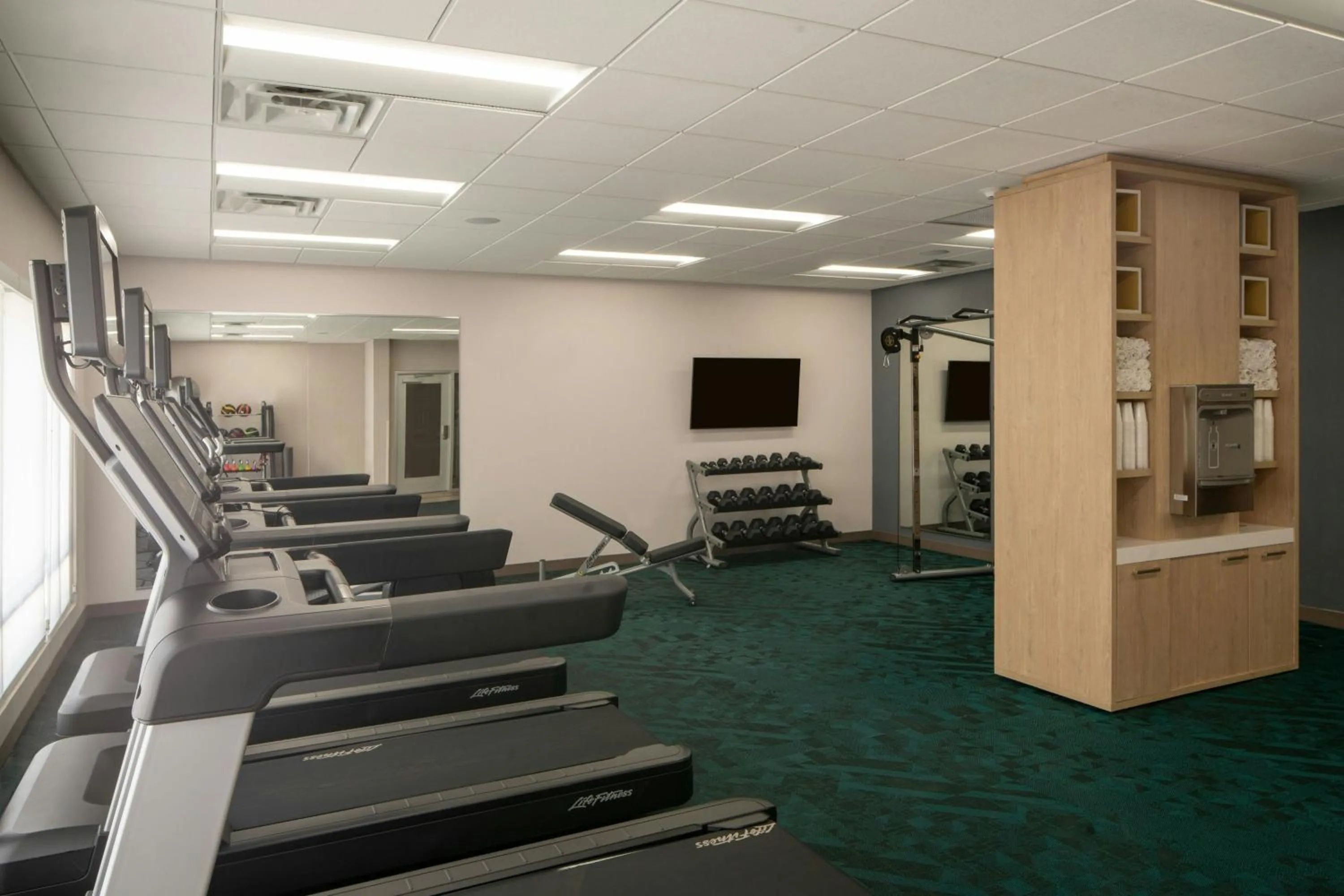 Fitness centre/facilities in TownePlace Suites by Marriott West Lafayette